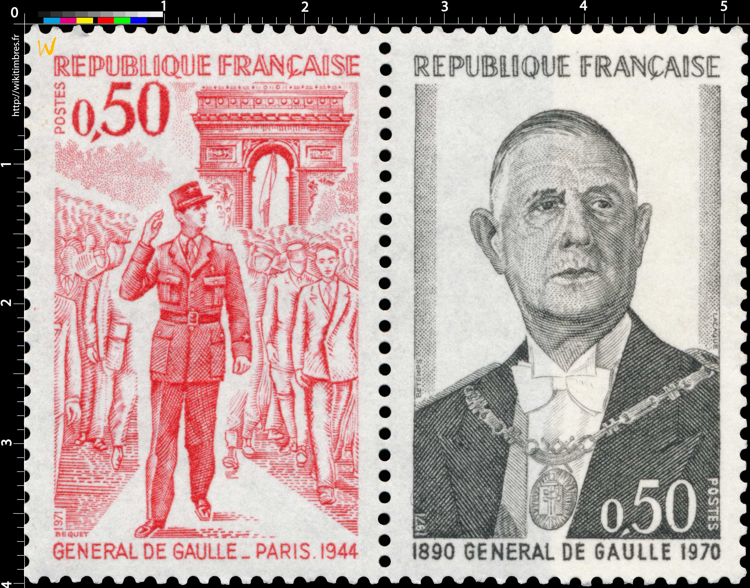 1971 GÉNÉRAL DE GAULLE - JUIN 1940