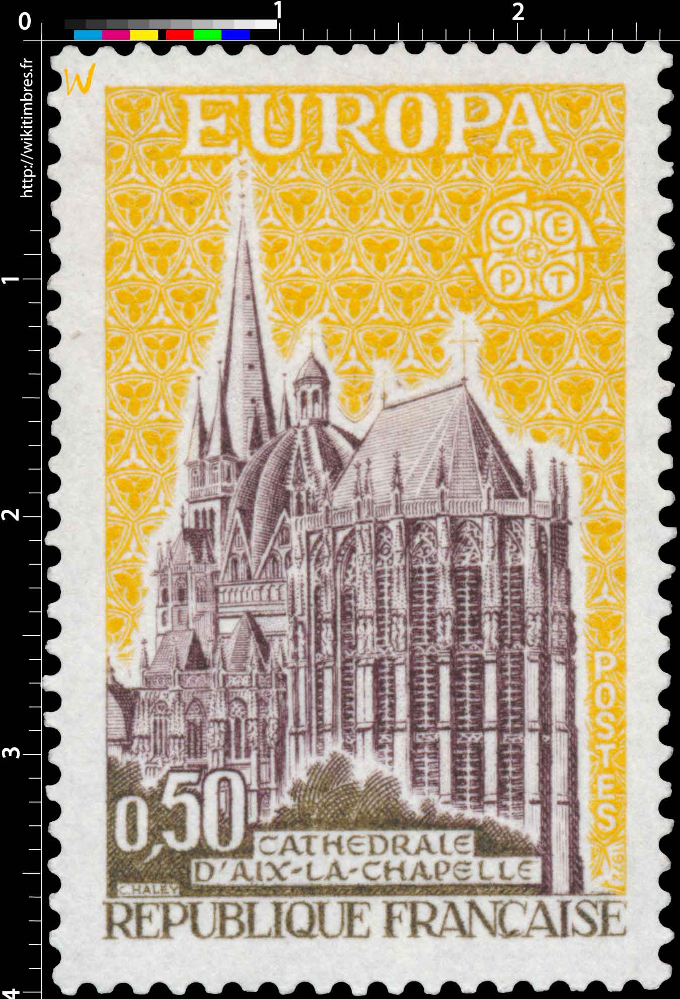 EUROPA CEPT CATHÉDRALE D'AIX-LA-CHAPELLE