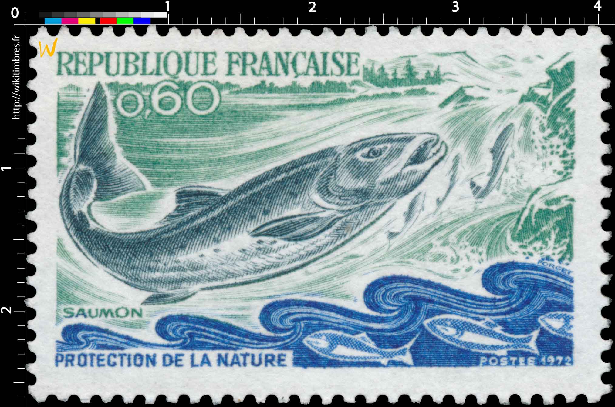 1972 PROTECTION DE LA NATURE SAUMON