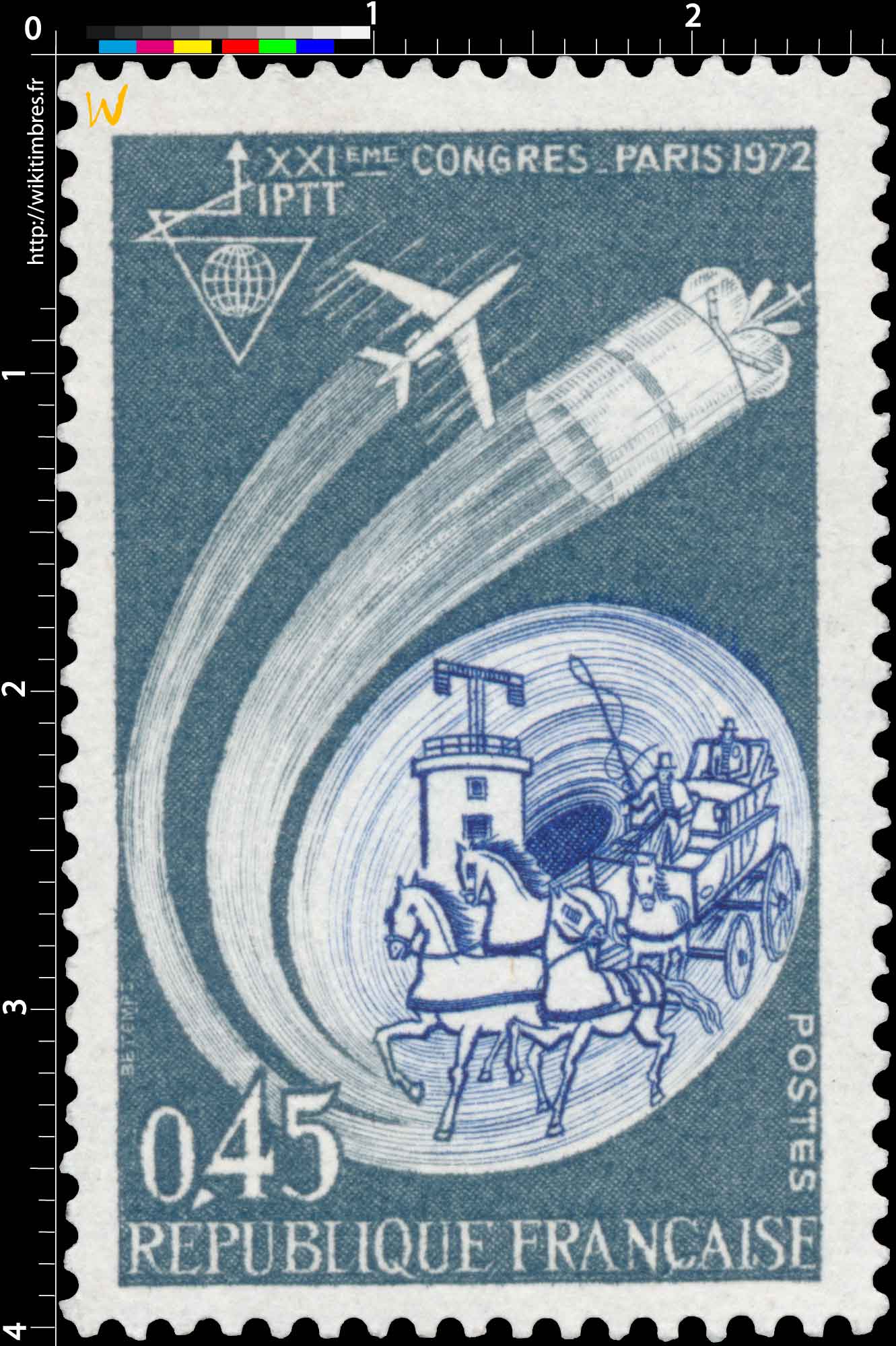 XXIÈME CONGRÈS PARIS 1972 IPTT