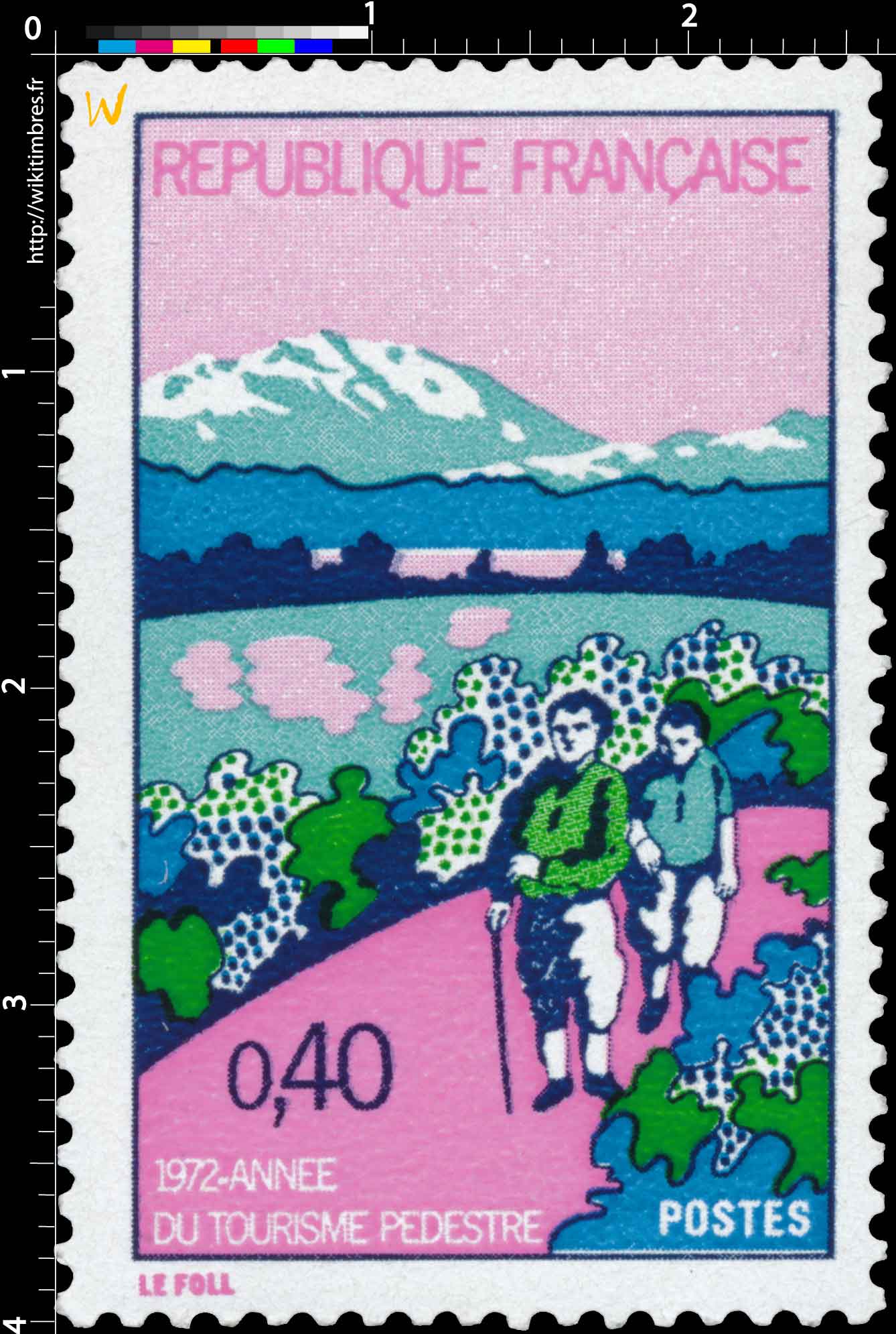 1972 ANNÉE DU TOURISME PÉDESTRE