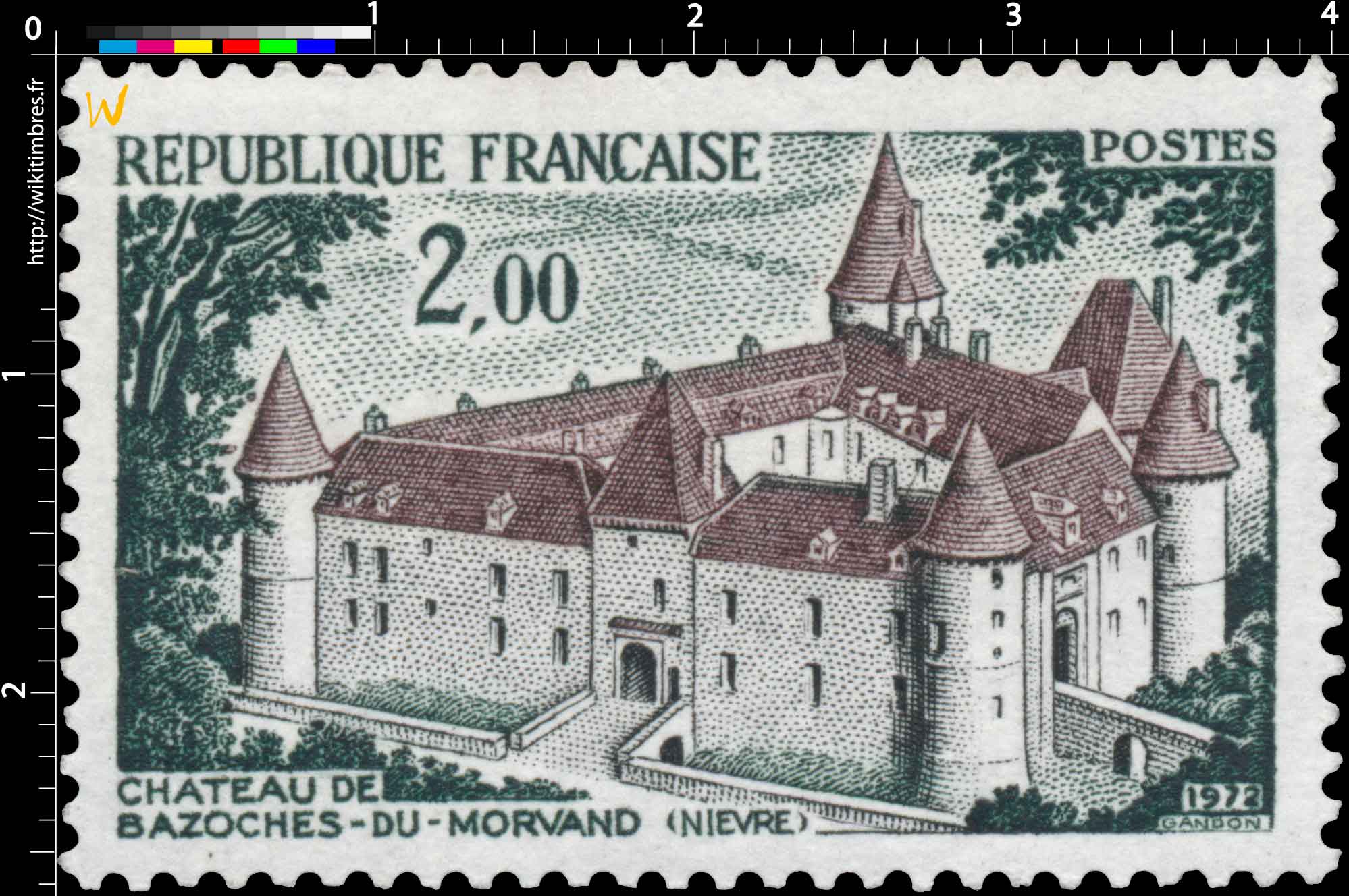 1972 CHÂTEAU DE BAZOCHES-DU-MORVAND (NIÈVRE)