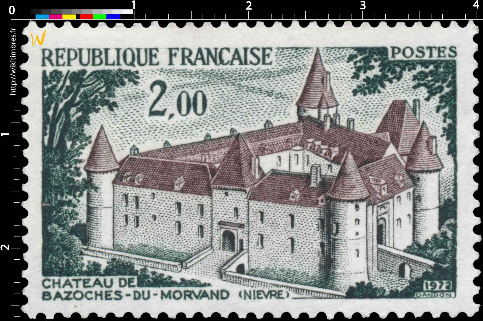 1972 CHÂTEAU DE BAZOCHES-DU-MORVAND (NIÈVRE)