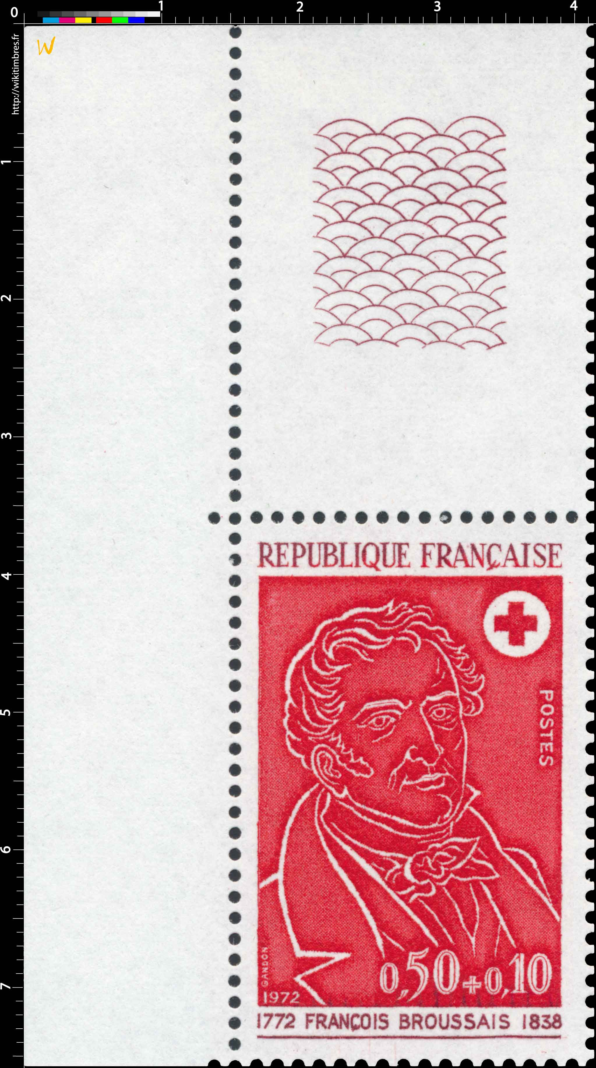 AU PROFIT DE LA CROIX-ROUGE FRANÇAISE. FRANÇOIS BROUSSAIS 1772 1838