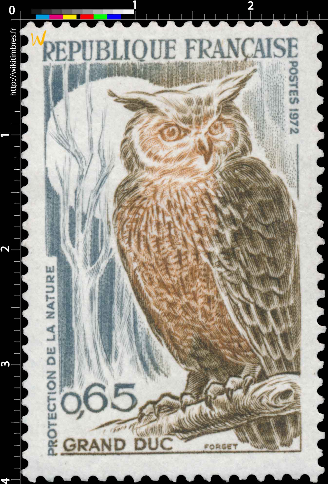 1972 PROTECTION DE LA NATURE GRAND DUC