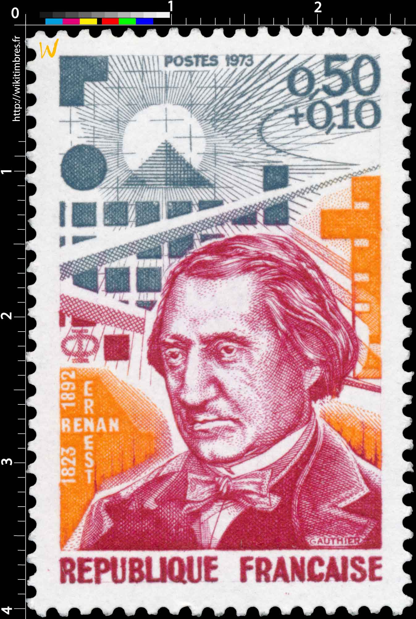 1973 ERNEST RENAN 1823-1892