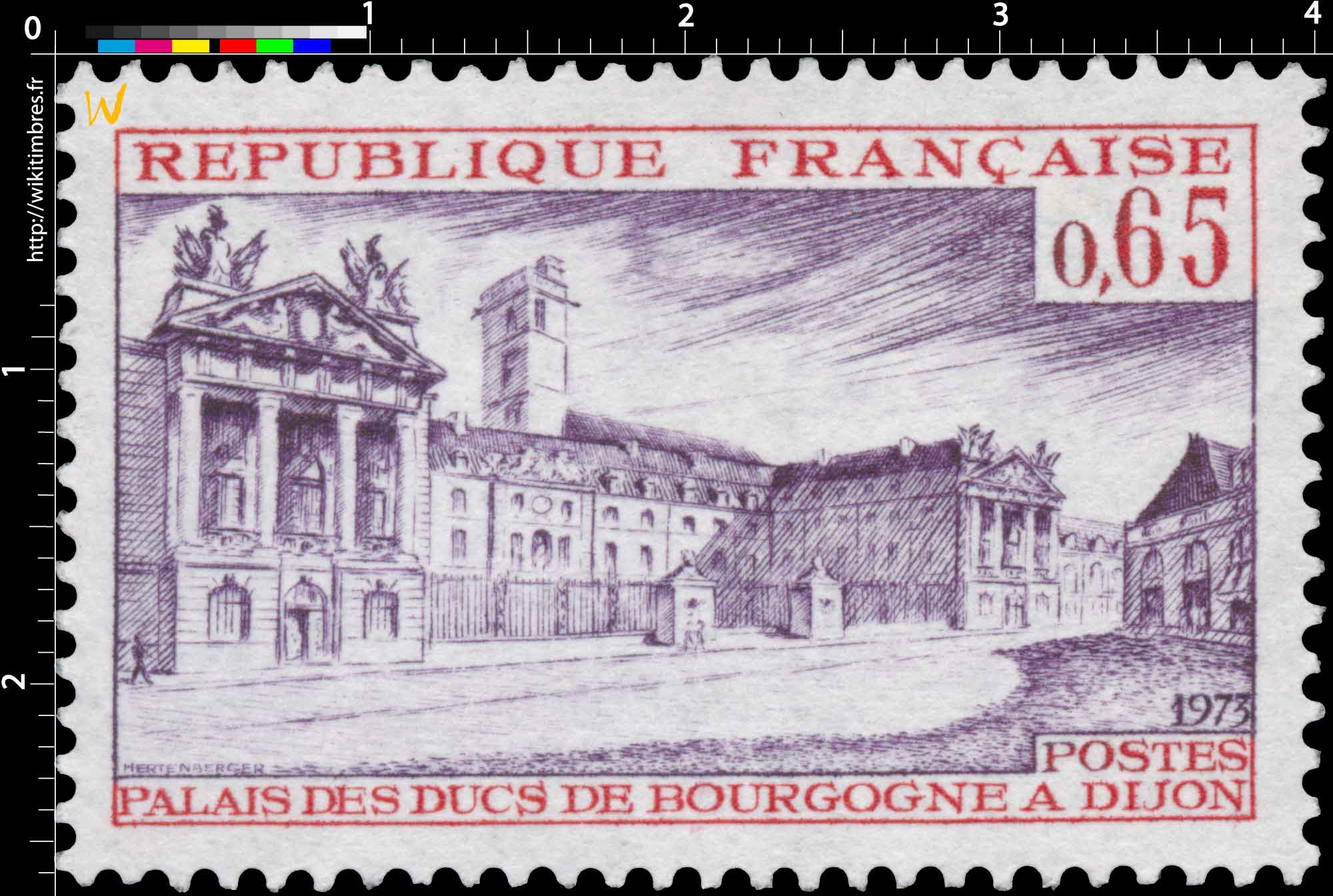 1973 PALAIS DES DUCS DE BOURGOGNE À DIJON