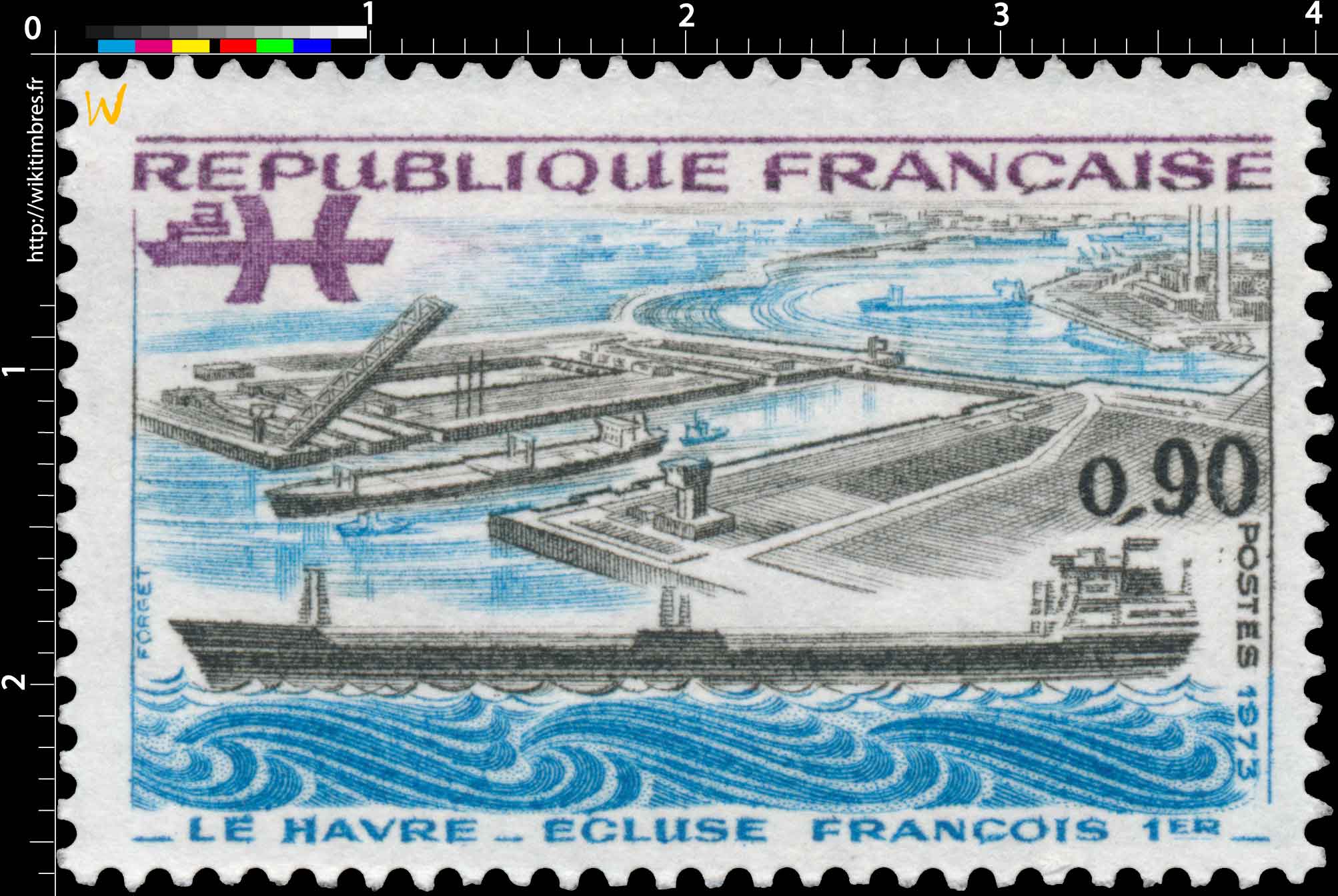 1973 - LE HAVRE - ÉCLUSE FRANÇOIS 1er