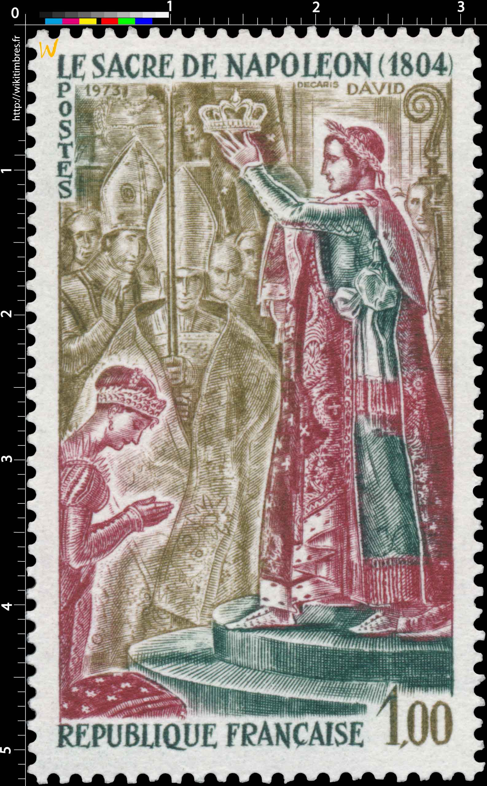 1973 SACRE DE NAPOLÉON (1804) DAVID