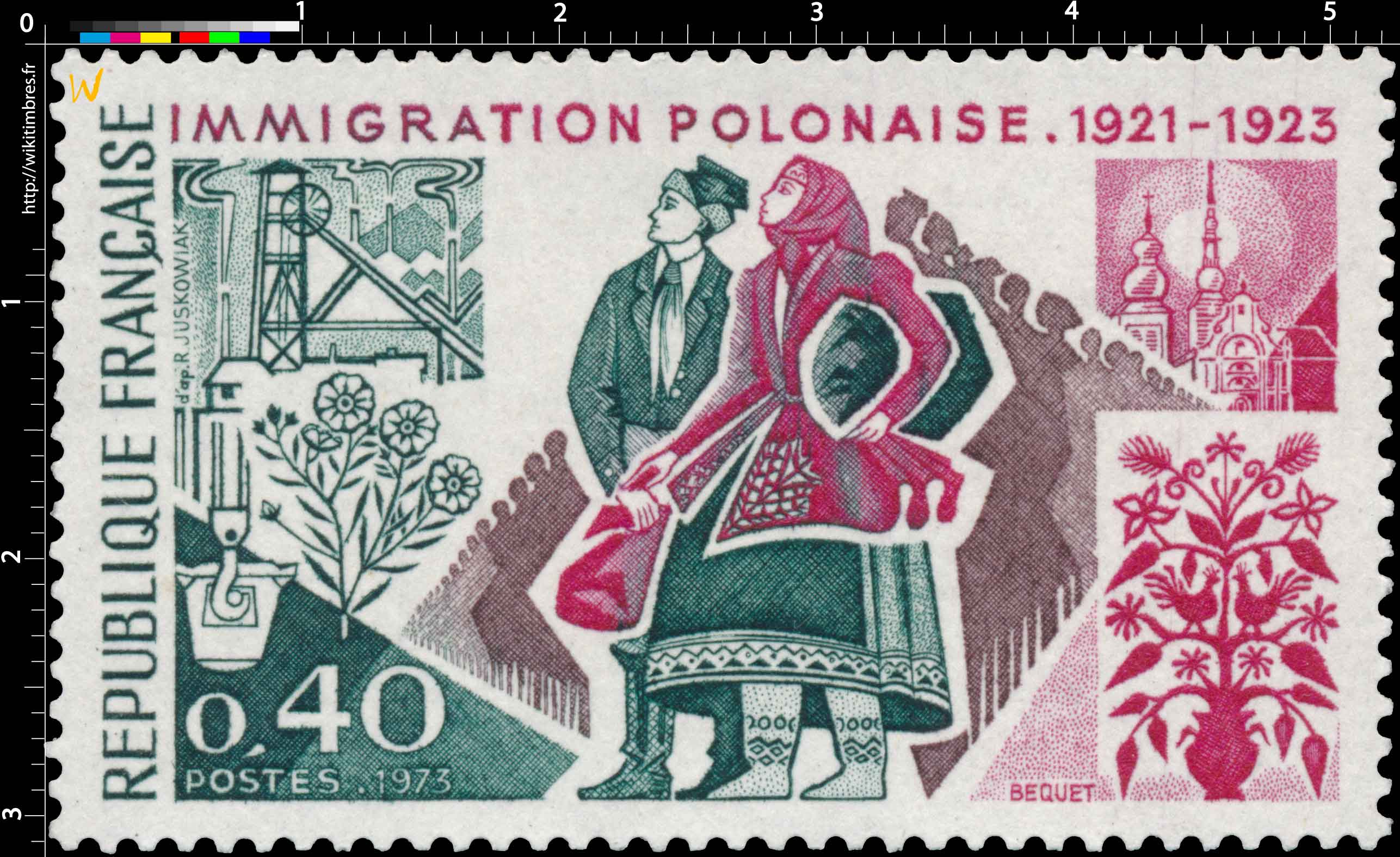 1973 IMMIGRATION POLONAISE. 1921-1923