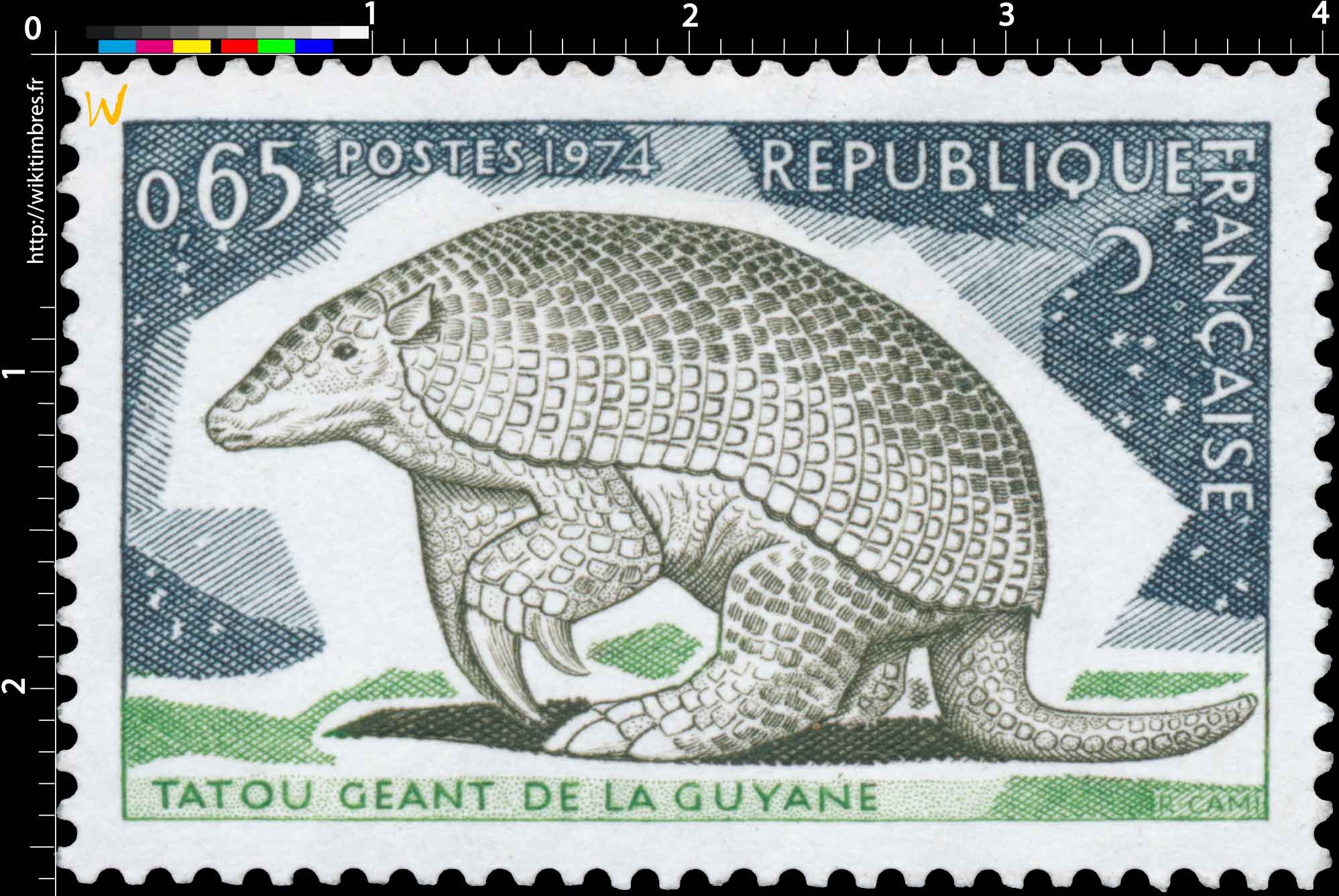 1974 TATOU GÉANT DE LA GUYANE