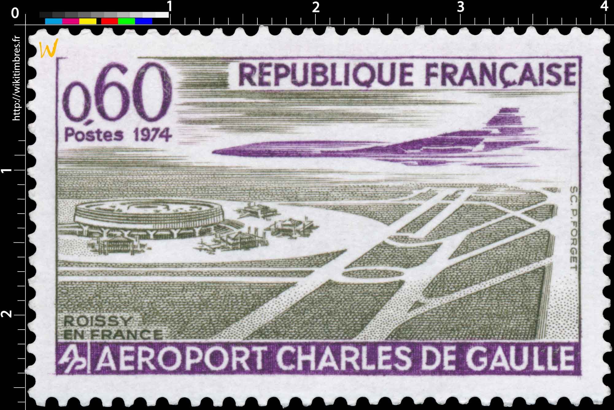 1974 ROISSY EN FRANCE AÉROPORT CHARLES DE GAULLE