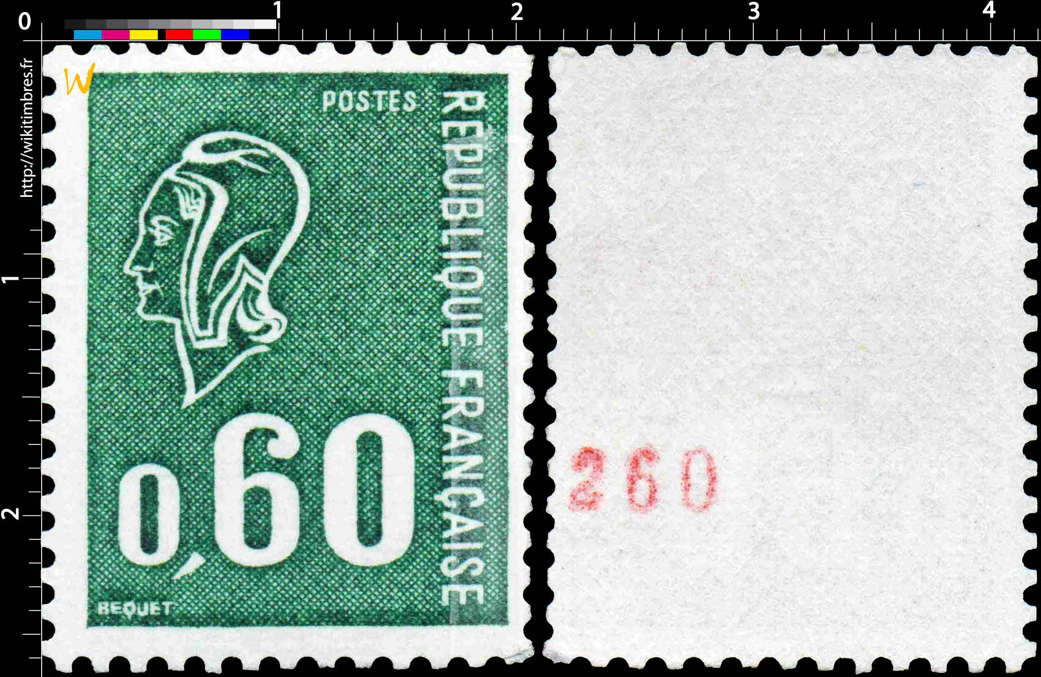 Sans légende particulière - type Marianne de Béquet 