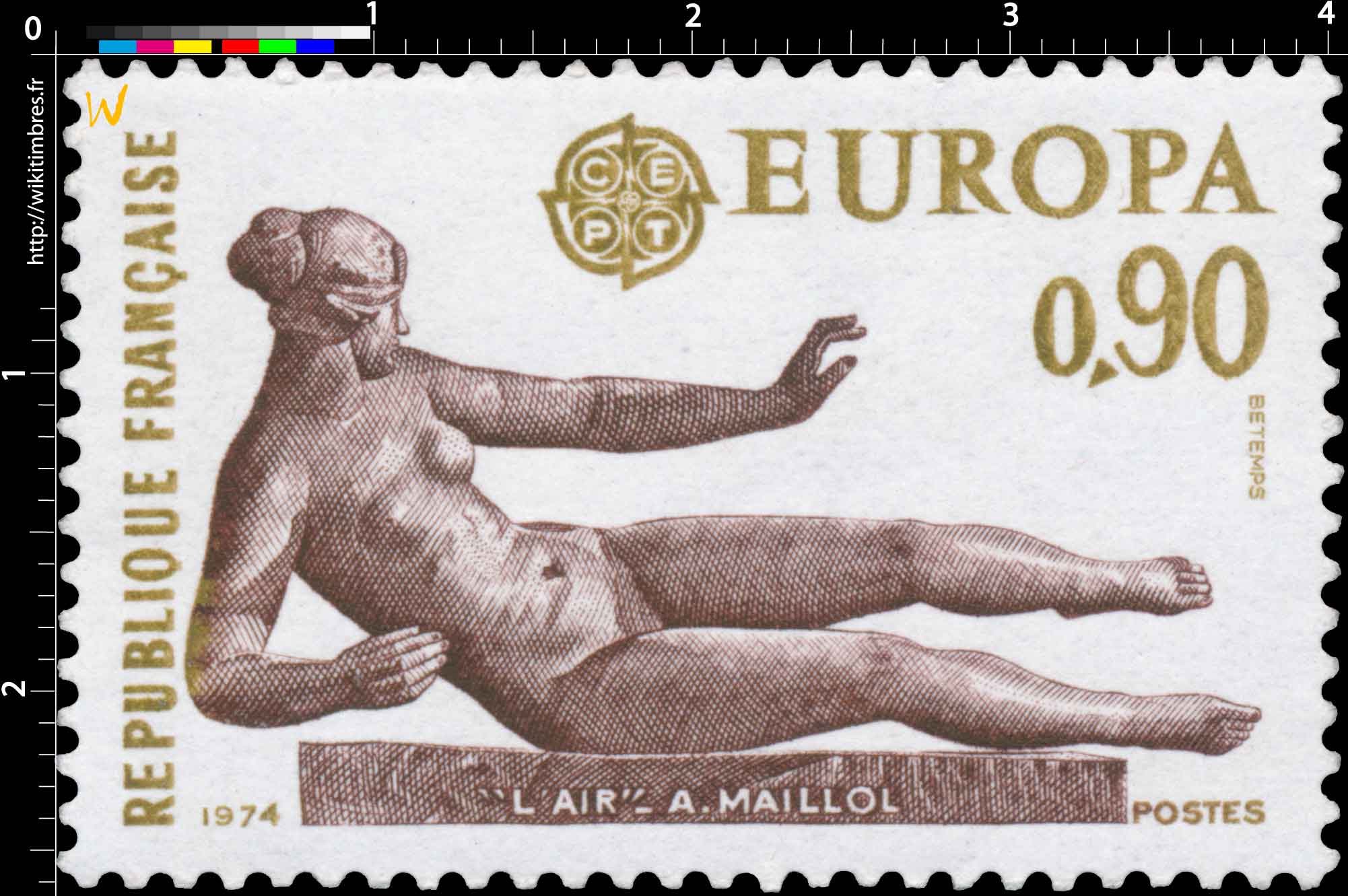 1974 EUROPA L'AIR- A. MAILLOL