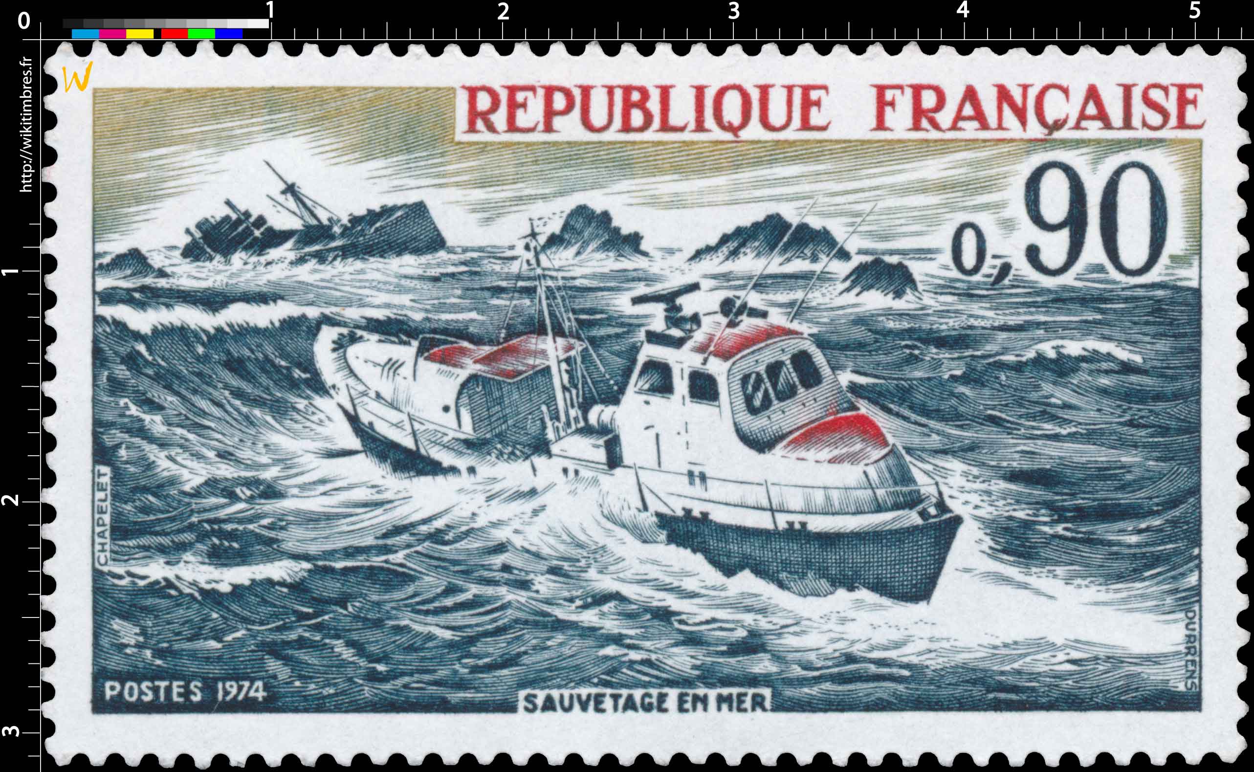 1974 SAUVETAGE EN MER