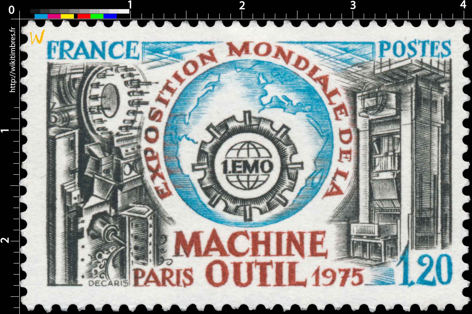 EXPOSITION MONDIALE DE LA MACHINE OUTIL PARIS 1975 1.EMO