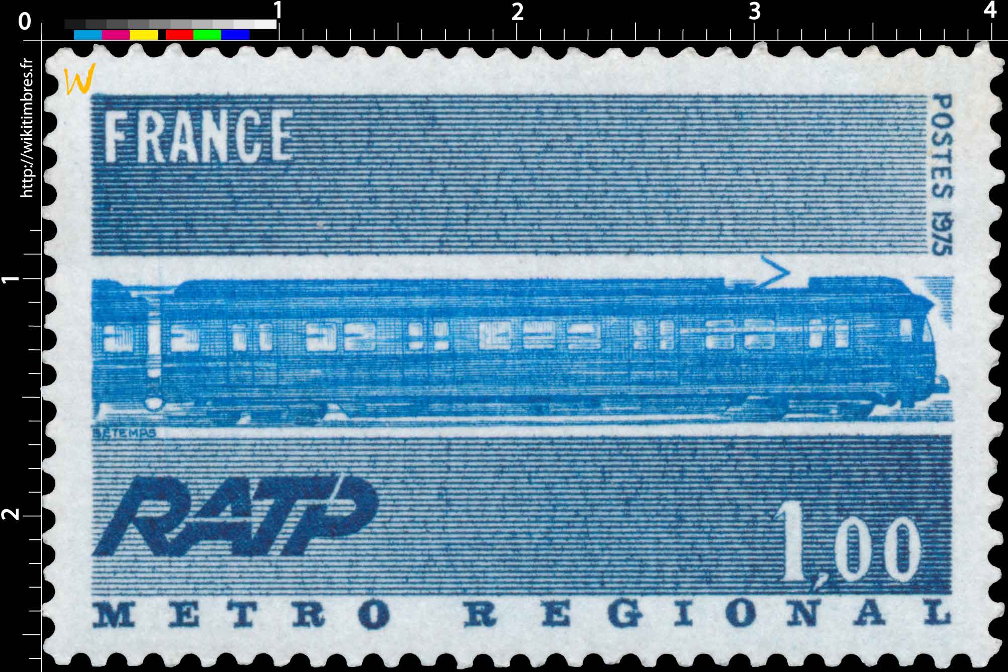 1975 RATP METRO RÉGIONAL
