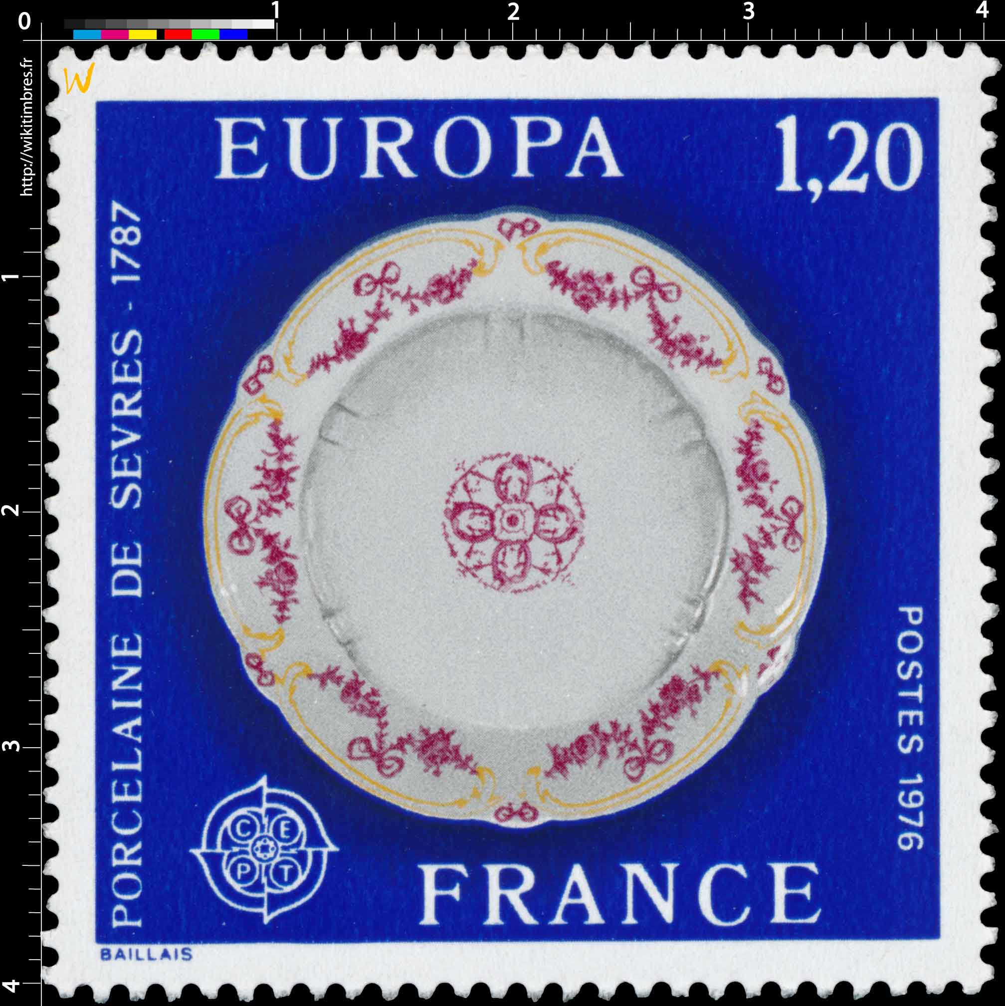 1976 EUROPA CEPT PORCELAINE DE SÈVRES -1787