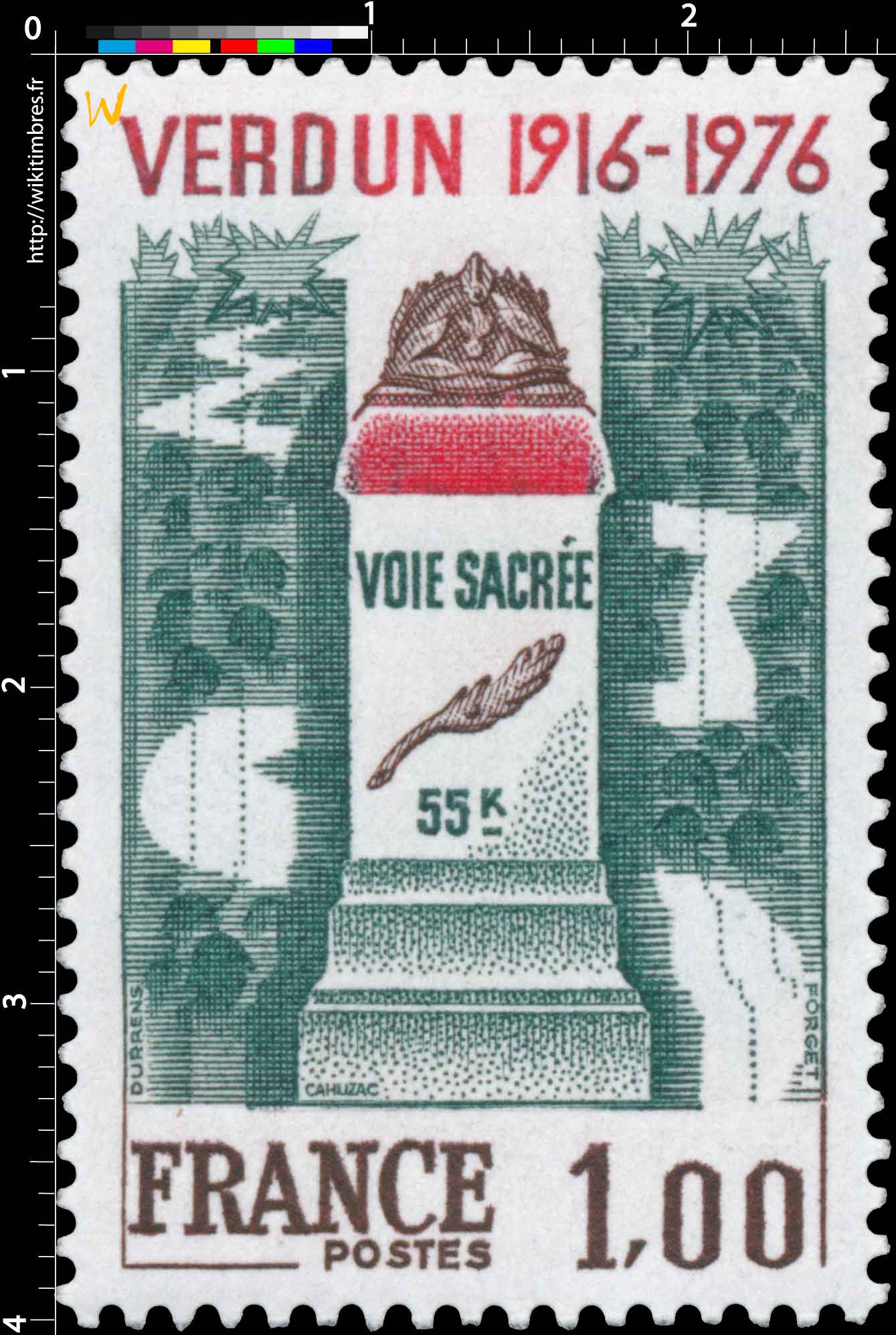 VERDUN 1916-1976 VOIE SACRÉE 55K