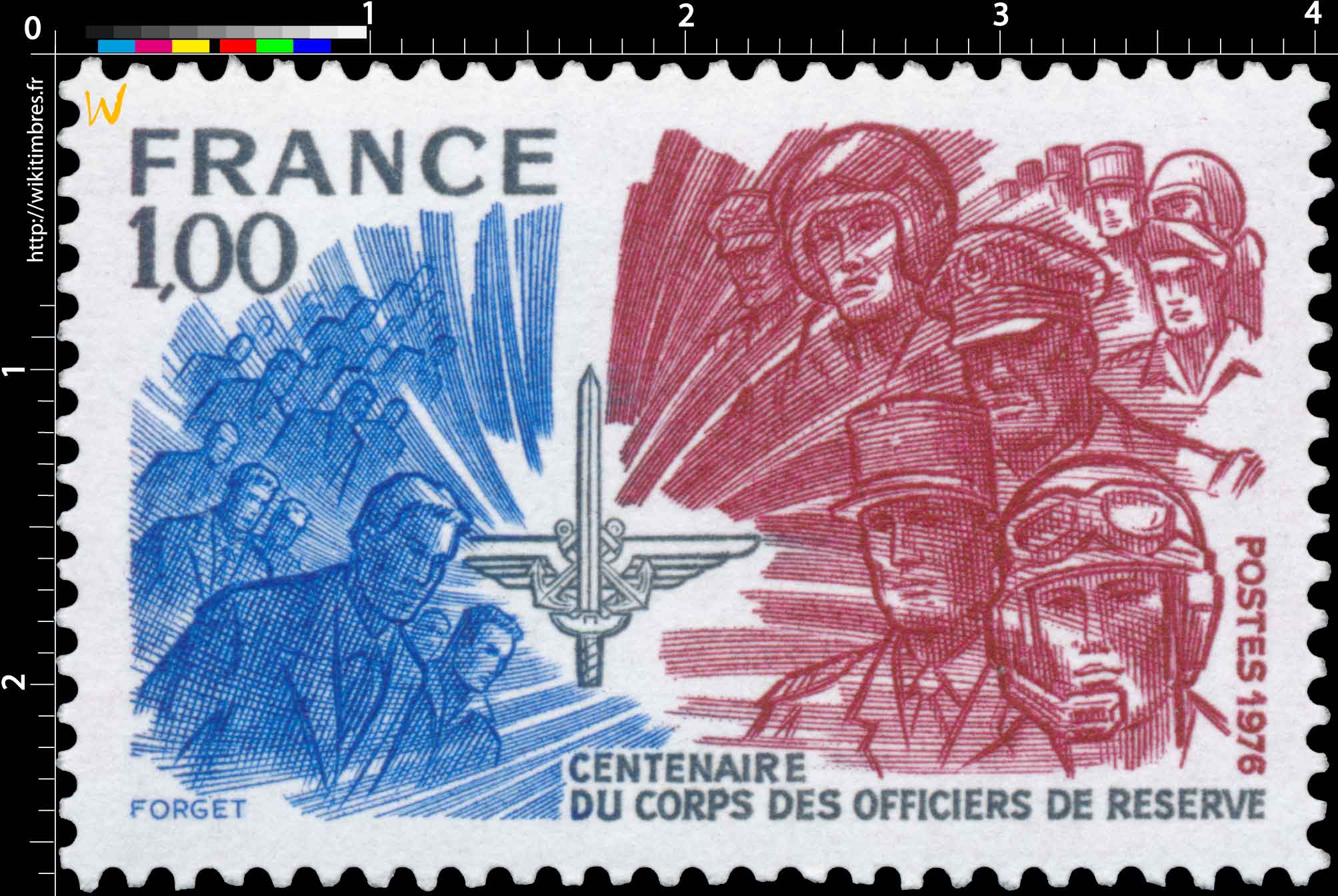 1976 CENTENAIRE DU CORPS DES OFFICIERS DE RÉSERVE