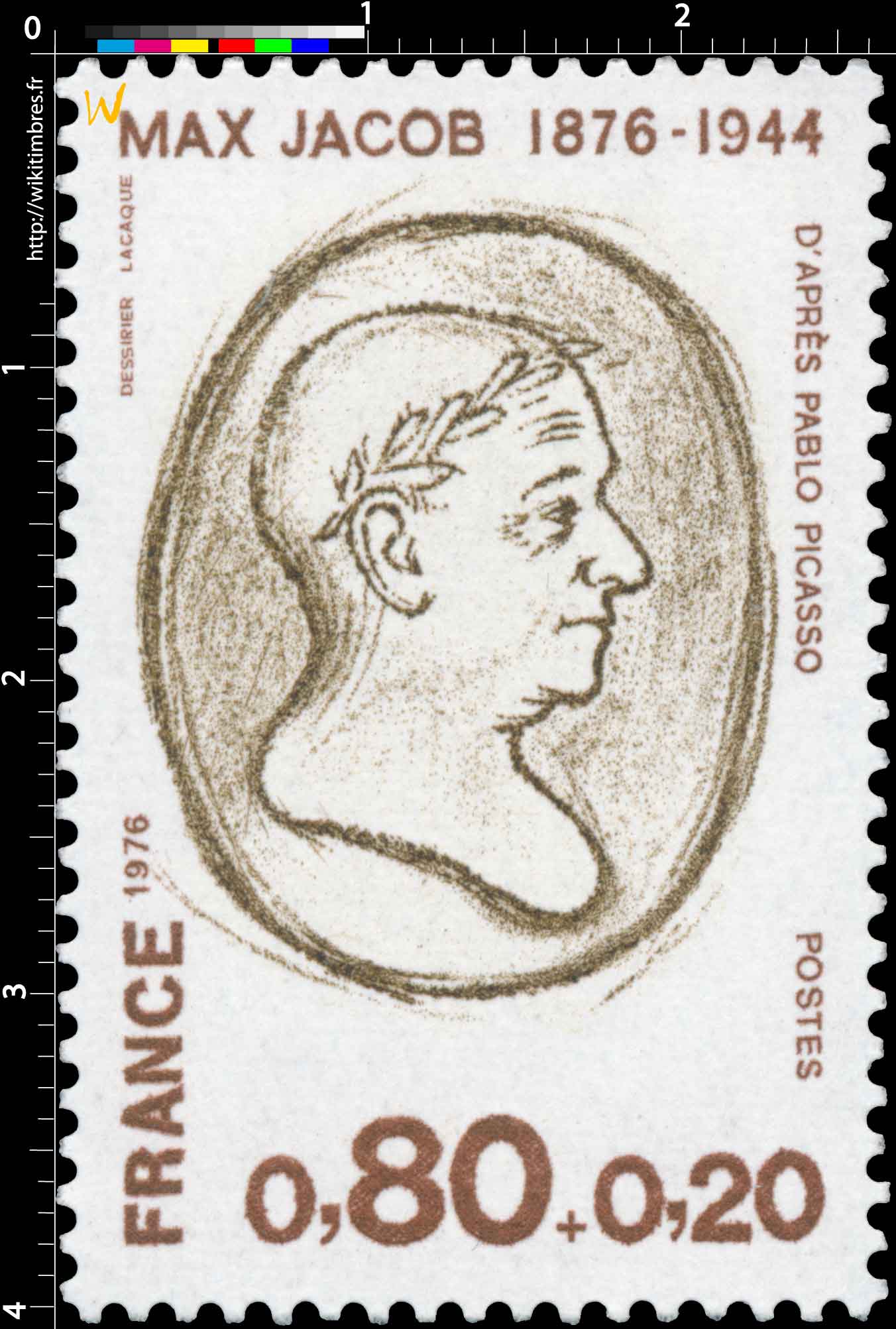 1976 MAX JACOB 1876-1944 D'APRÈS PABLO PICASSO