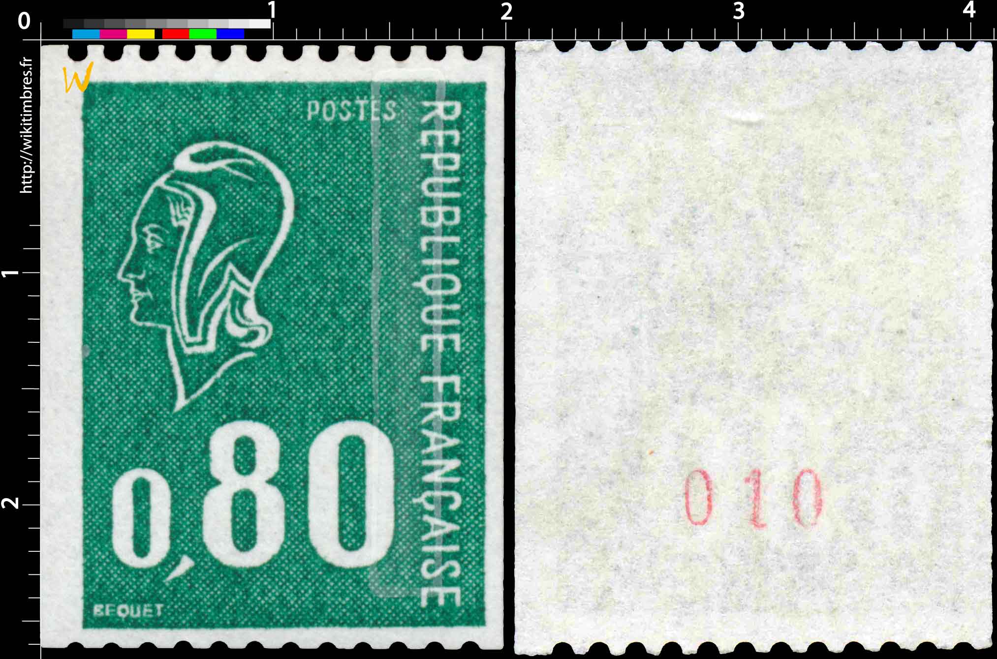 Sans légende particulière - type Marianne de Béquet