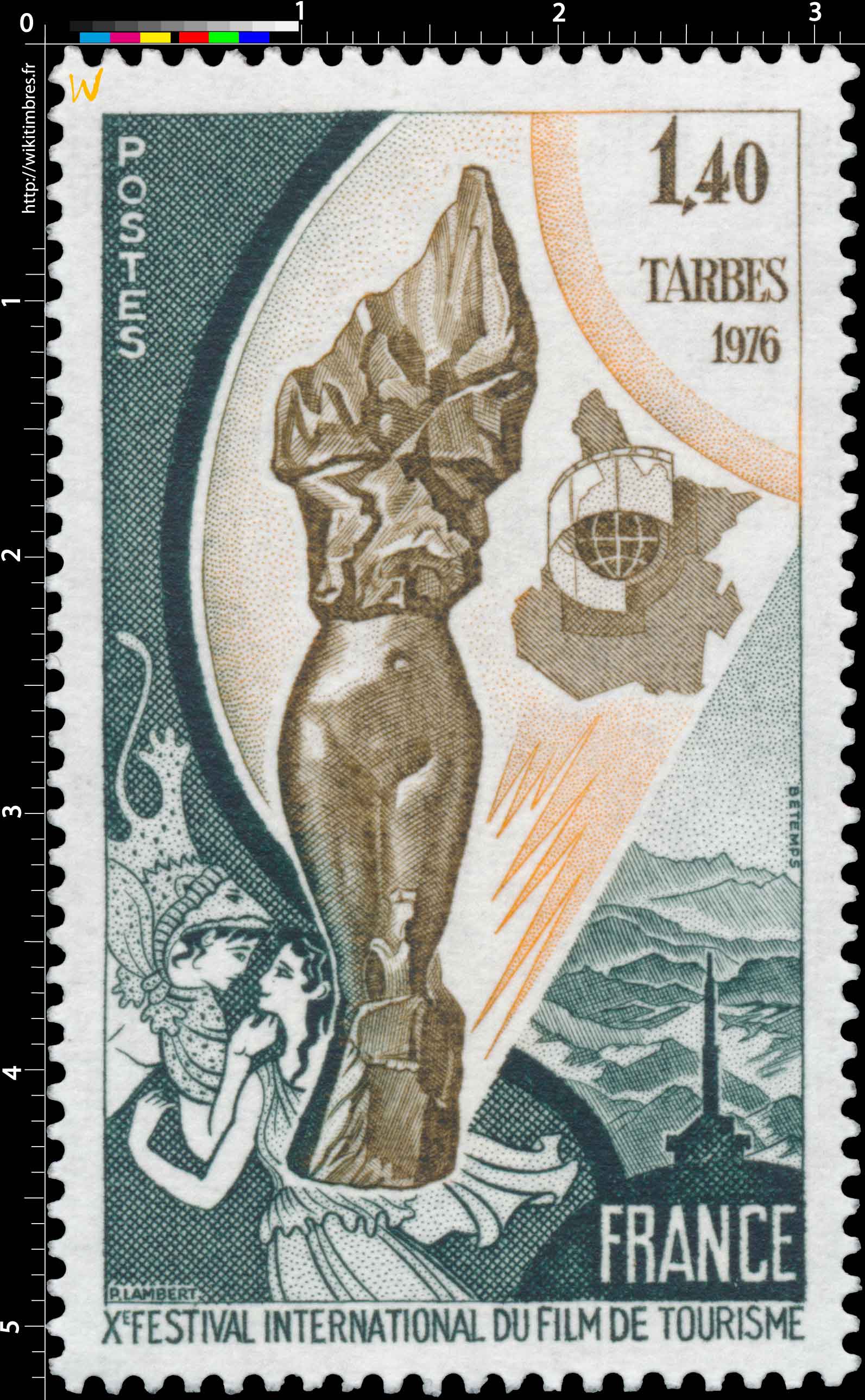 1976 TARBES Xe FESTIVAL INTERNATIONAL DU FILM DE TOURISME