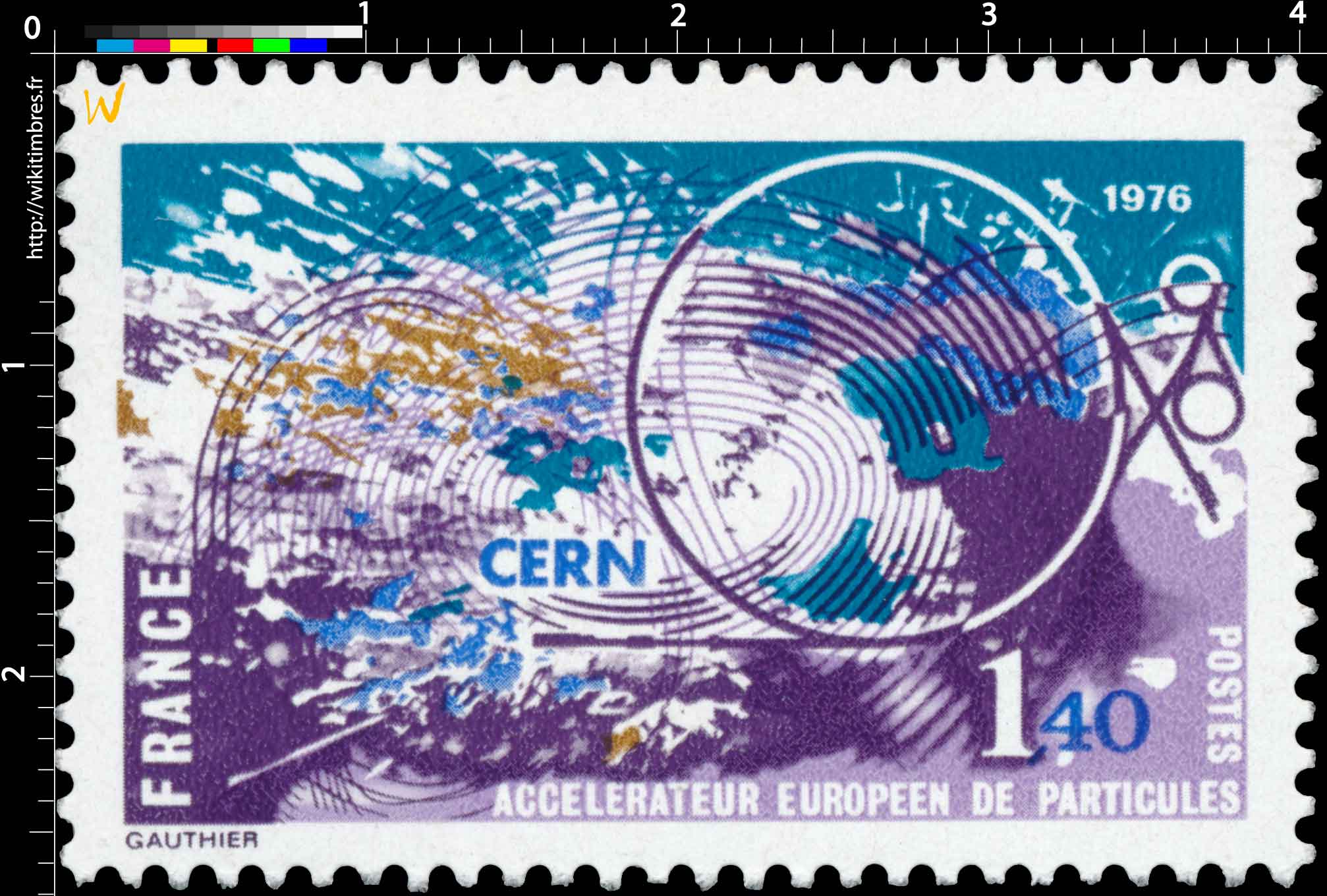 1976 CERN ACCÉLÉRATEUR EUROPÉEN DE PARTICULES