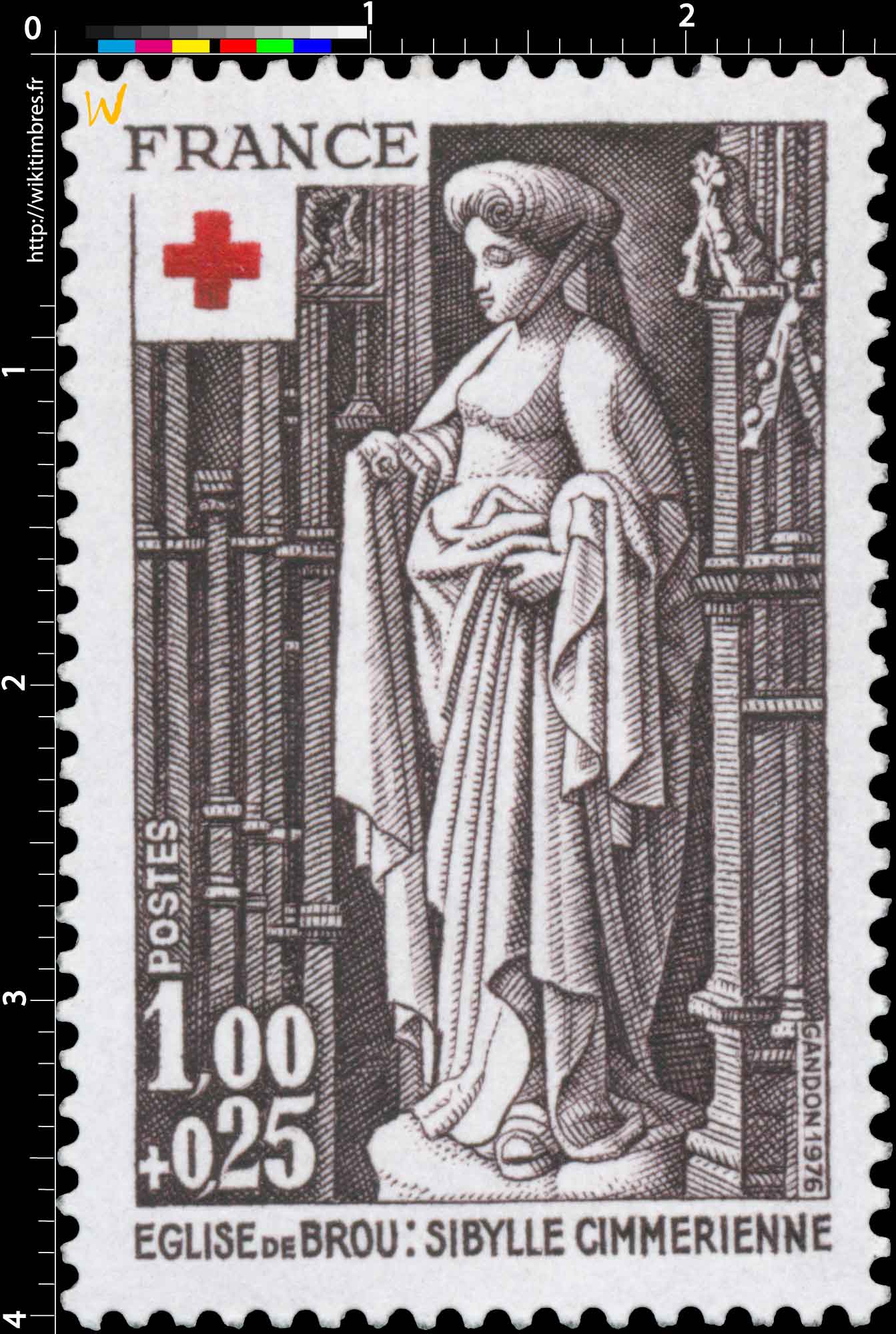 1976 ÉGLISE DE BROU: SIBYLLE CIMMÉRIENNE