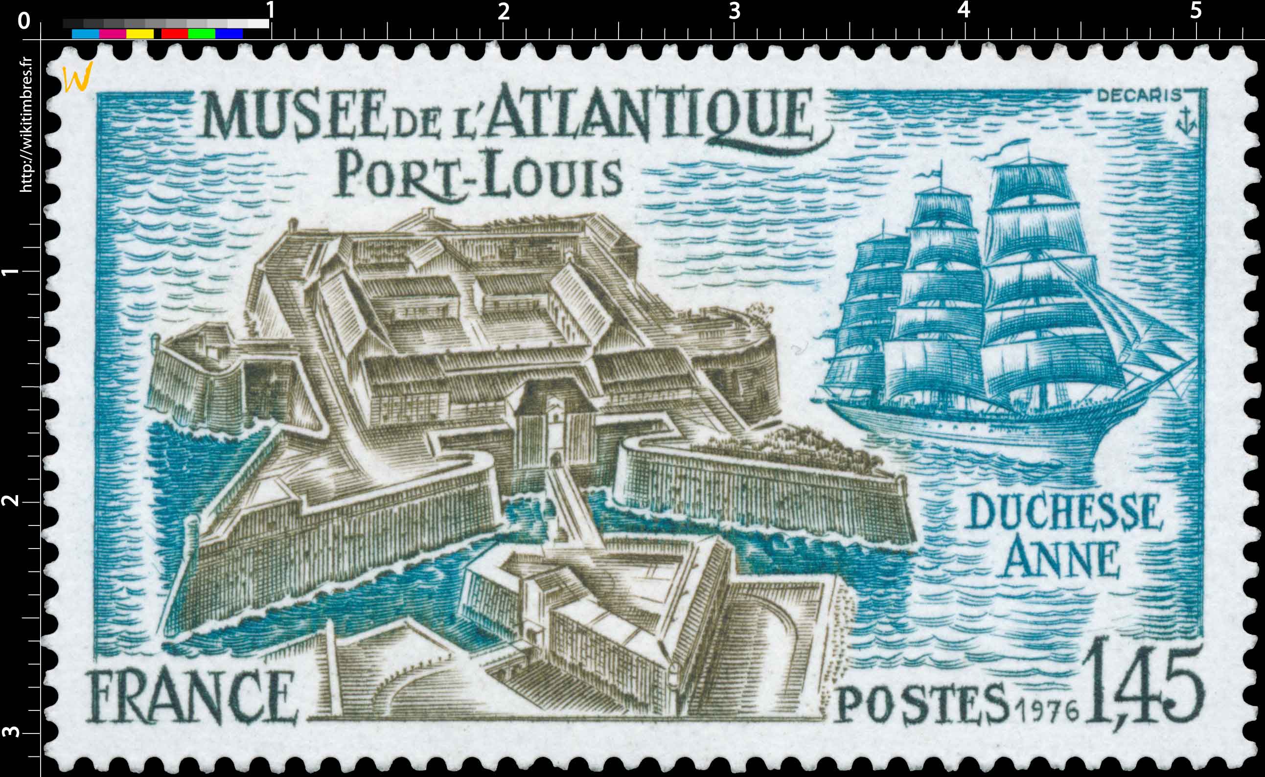 1976 MUSÉE DE L'ATLANTIQUE PORT-LOUIS DUCHESSE ANNE