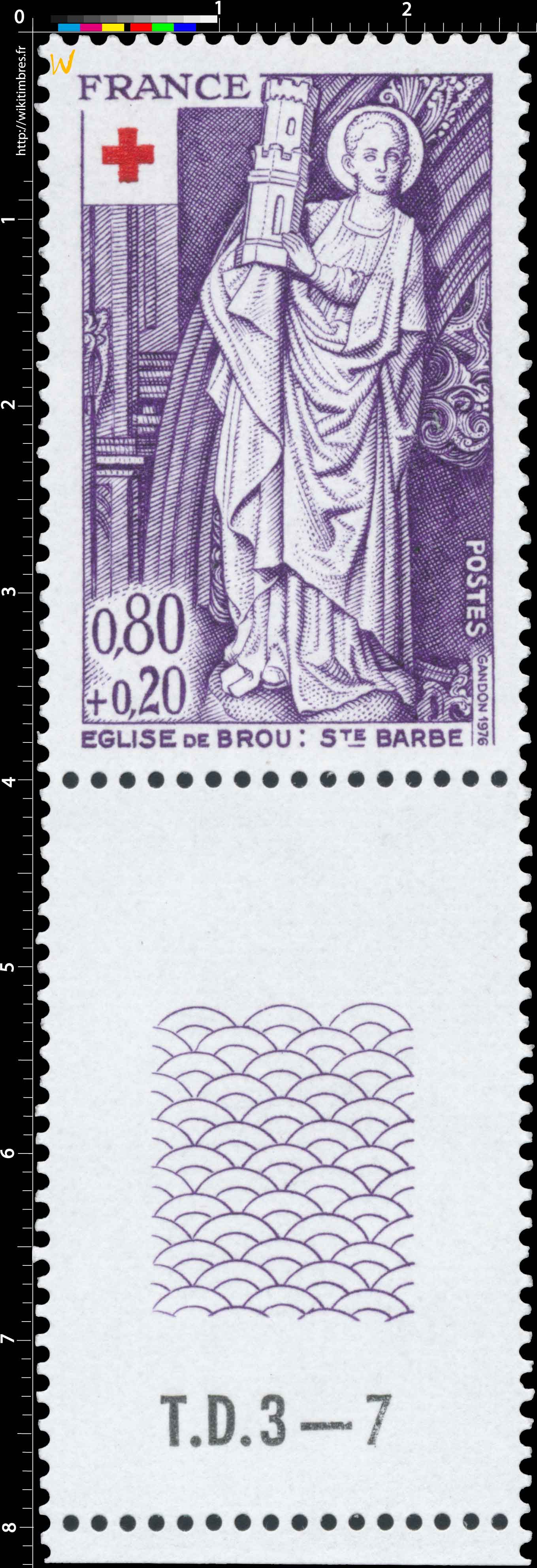1976 ÉGLISE DE BROU: STE BARBE