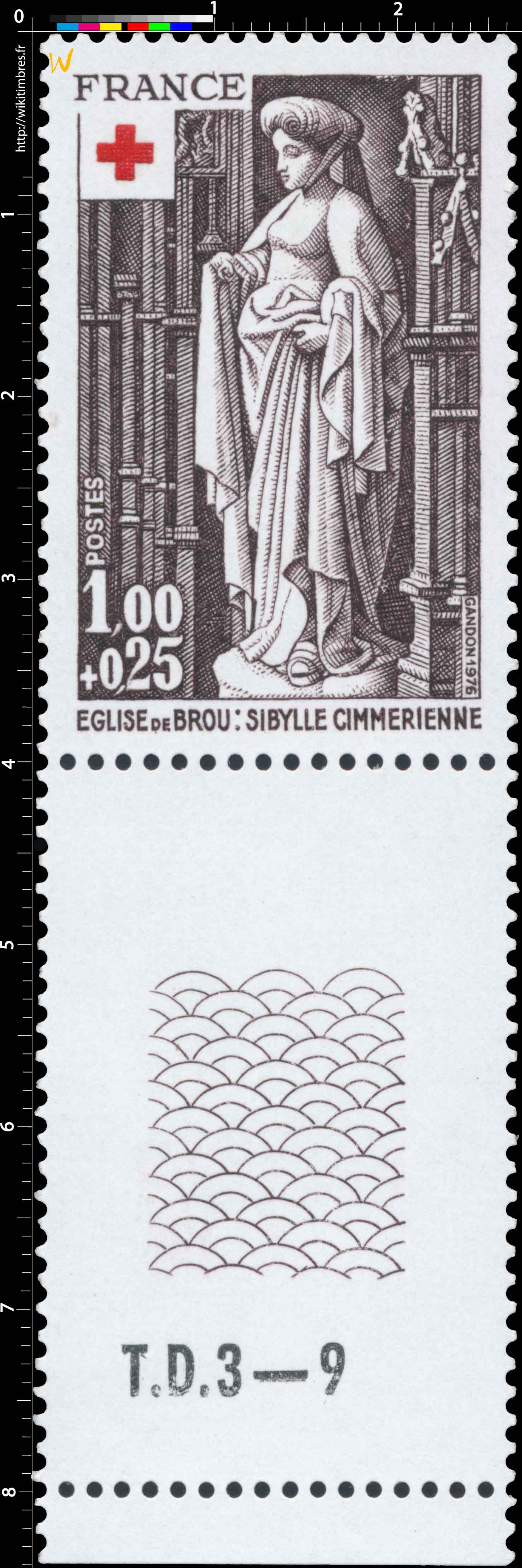 1976 ÉGLISE DE BROU: SIBYLLE CIMMÉRIENNE