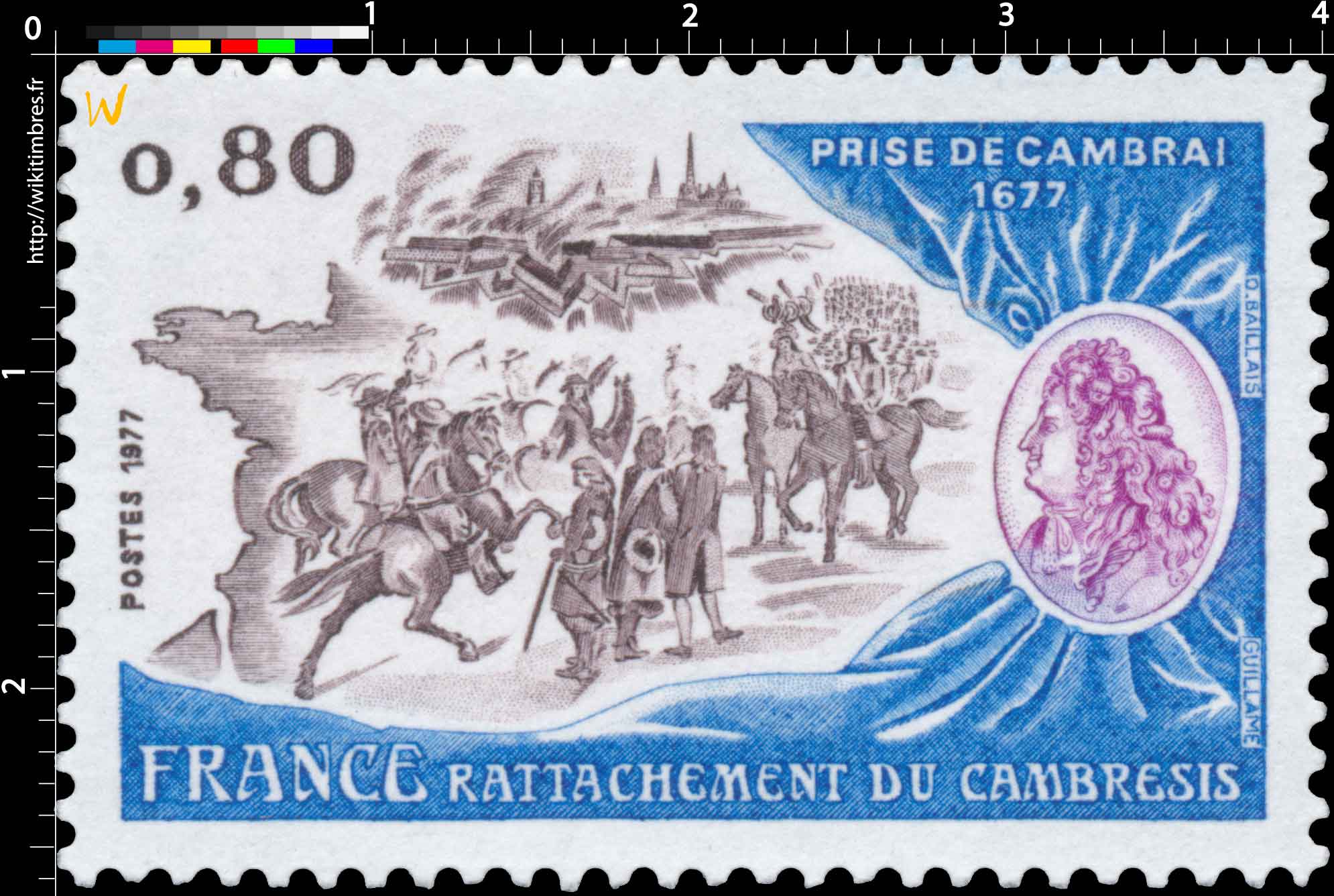 1977 RATTACHEMENT DU CAMBRÉSIS PRISE DE CAMBRAI 1677