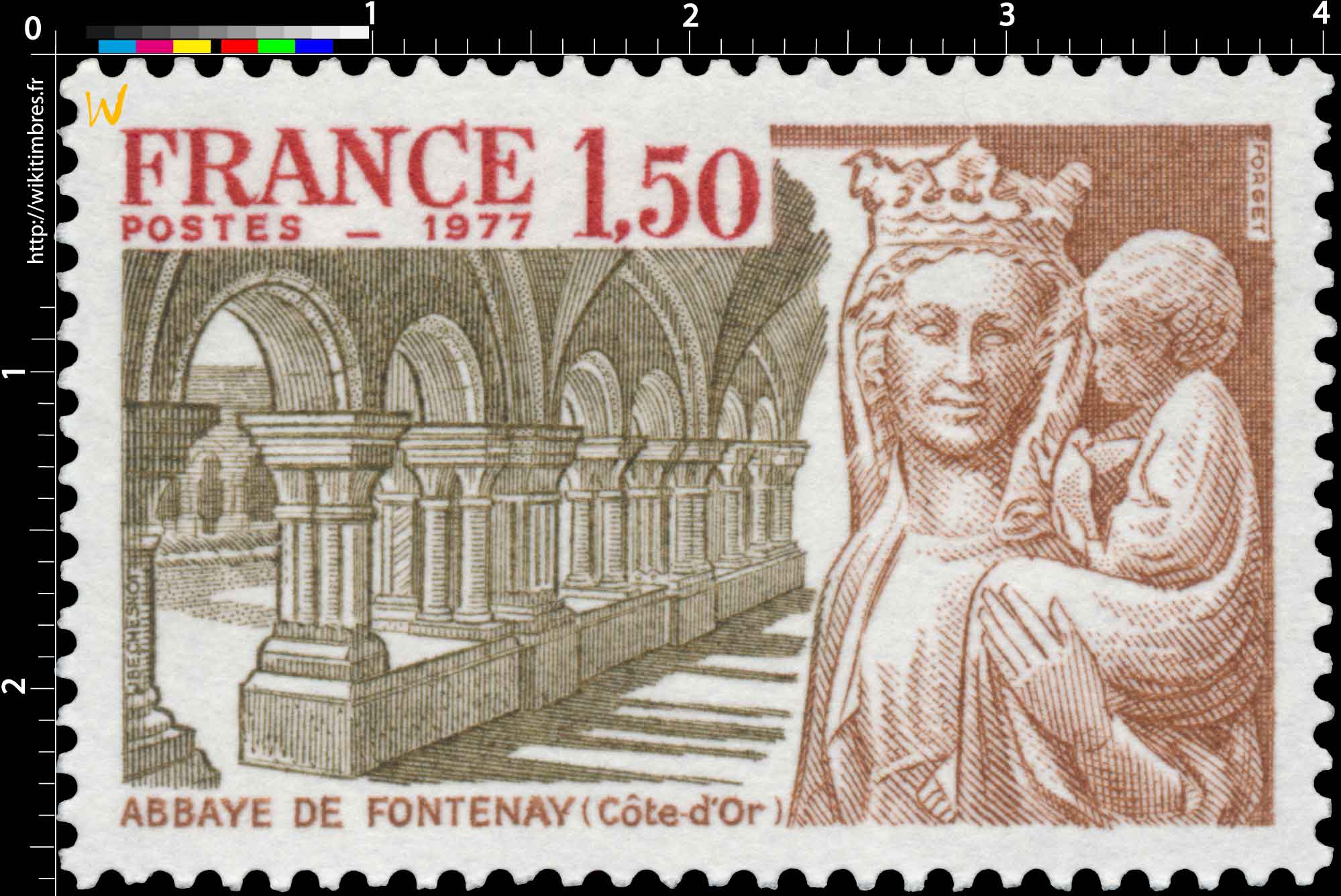 1977 ABBAYE DE FONTENAY (Côte-d'Or)