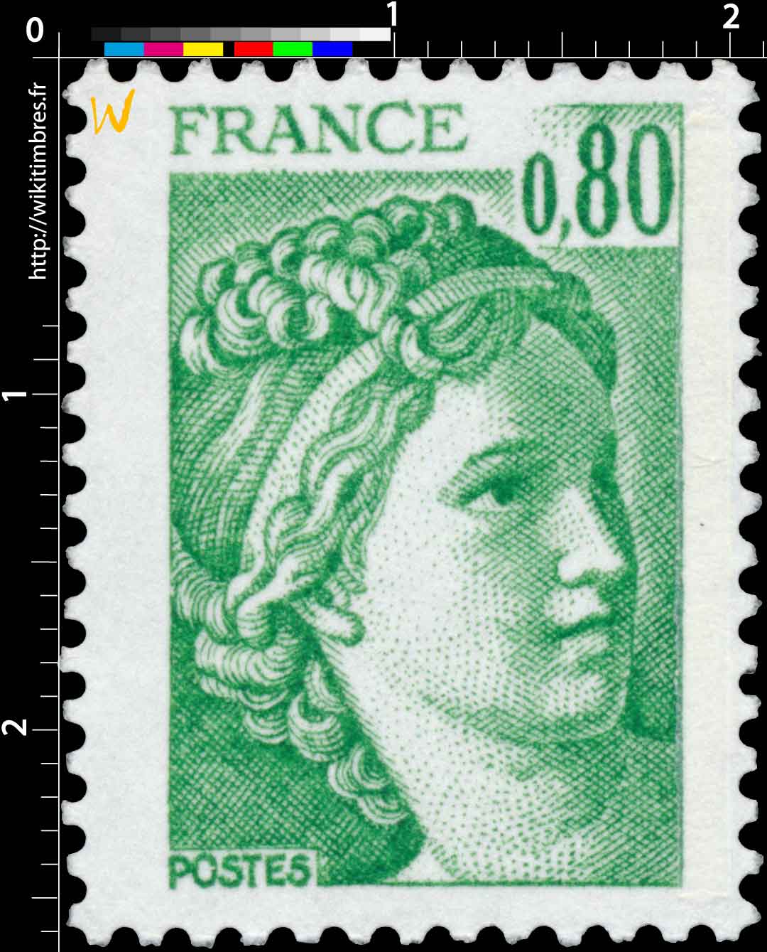 Sans légende particulière - type sabine de Gandon