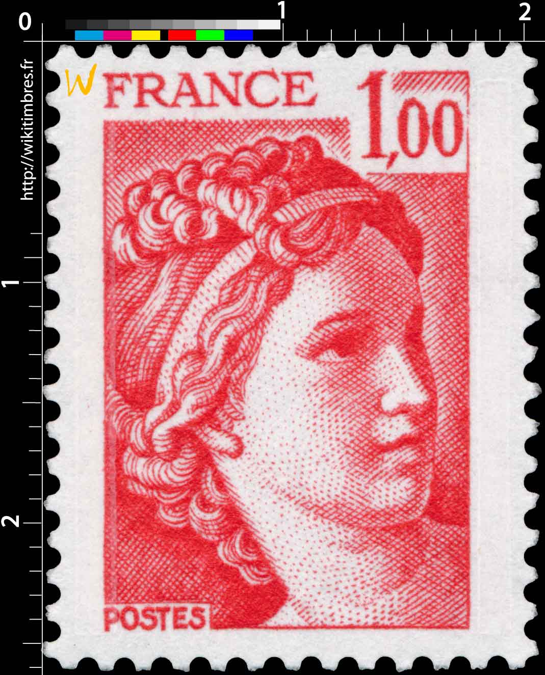 Sans légende particulière - type sabine de Gandon