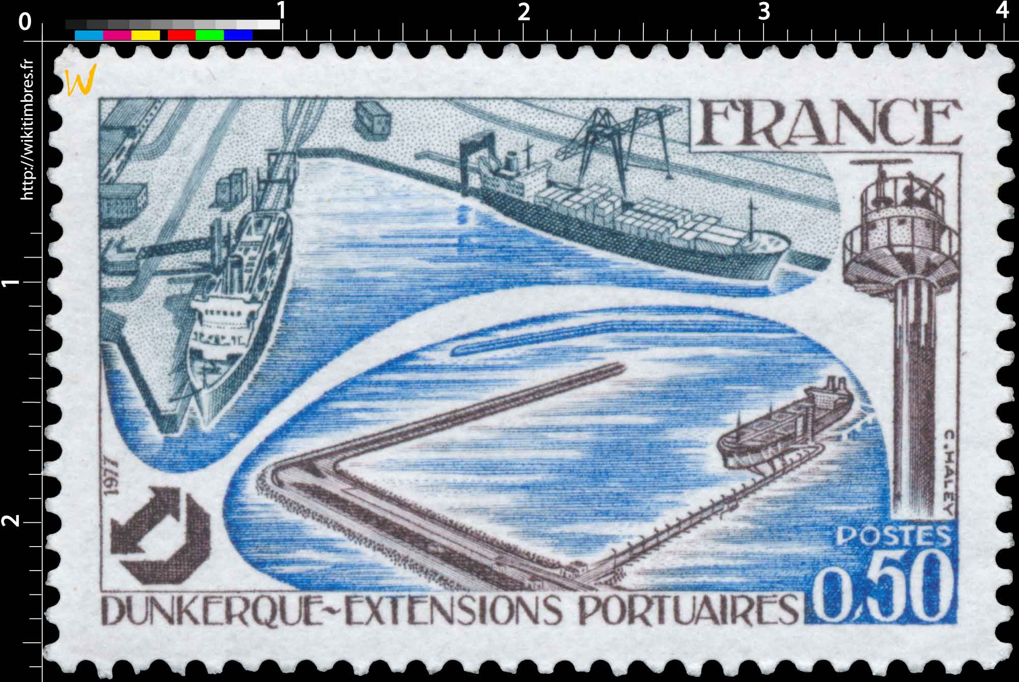 1977 DUNKERQUE - EXTENSIONS PORTUAIRES