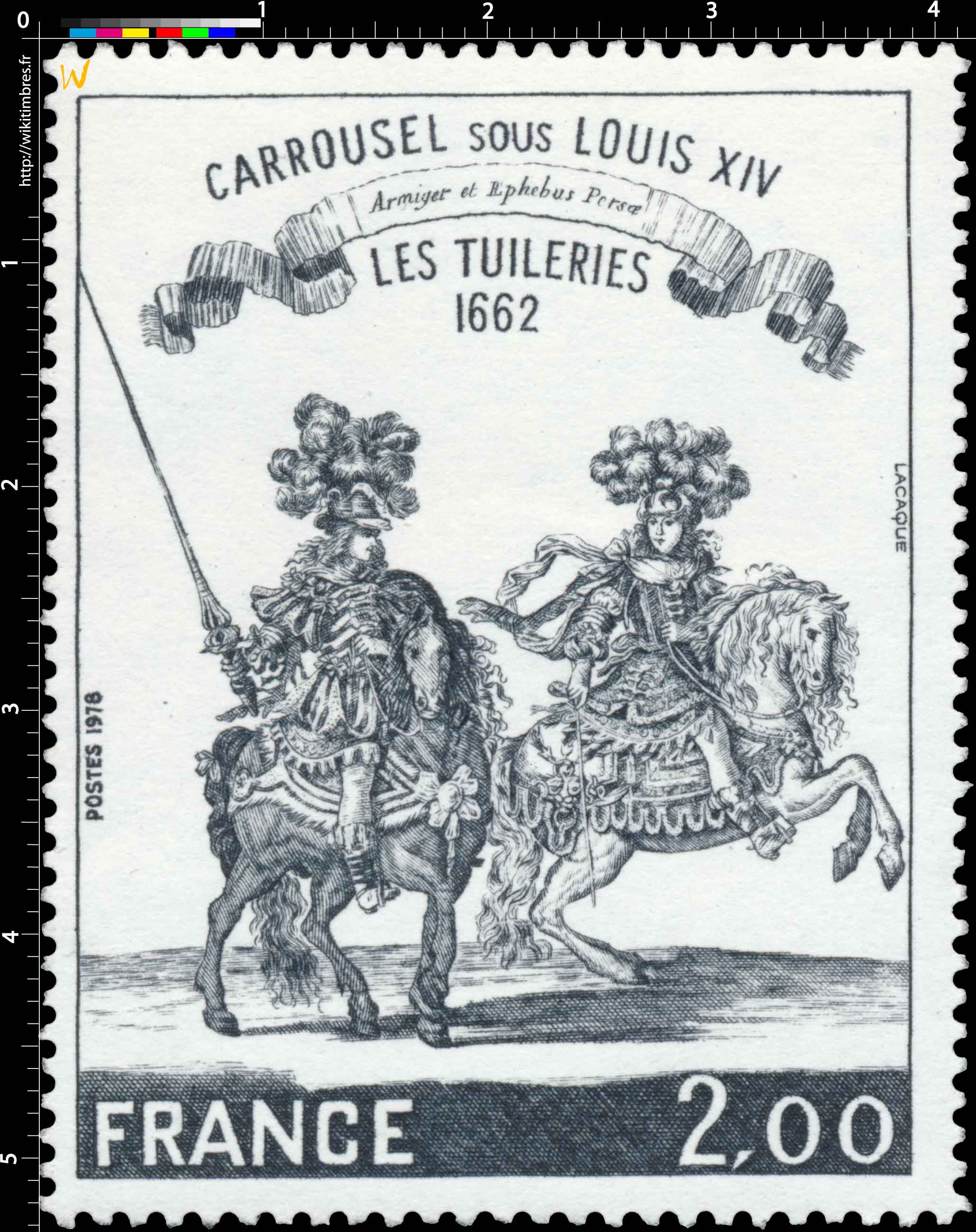 1978 CARROUSEL SOUS LOUIS XIV LES TUILERIES 1662