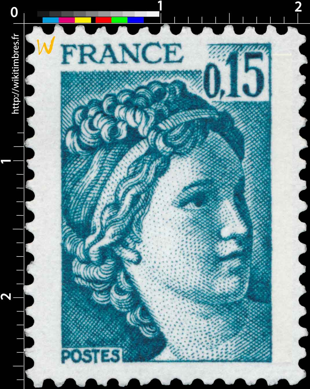 Sans légende particulière - type sabine de Gandon