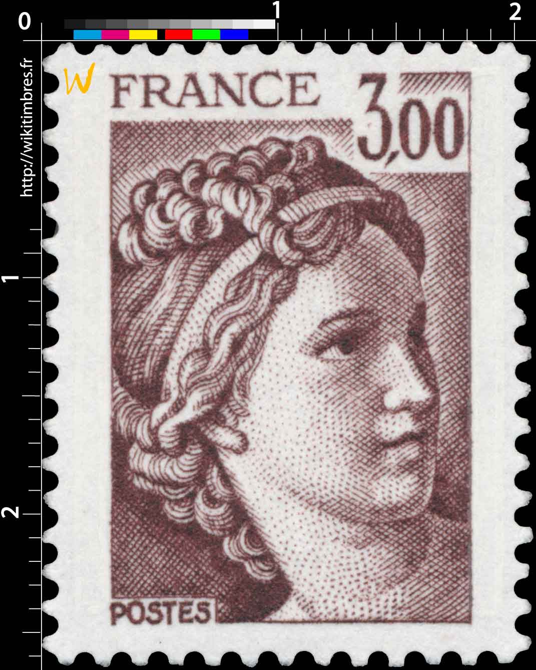 Sans légende particulière - type sabine de Gandon