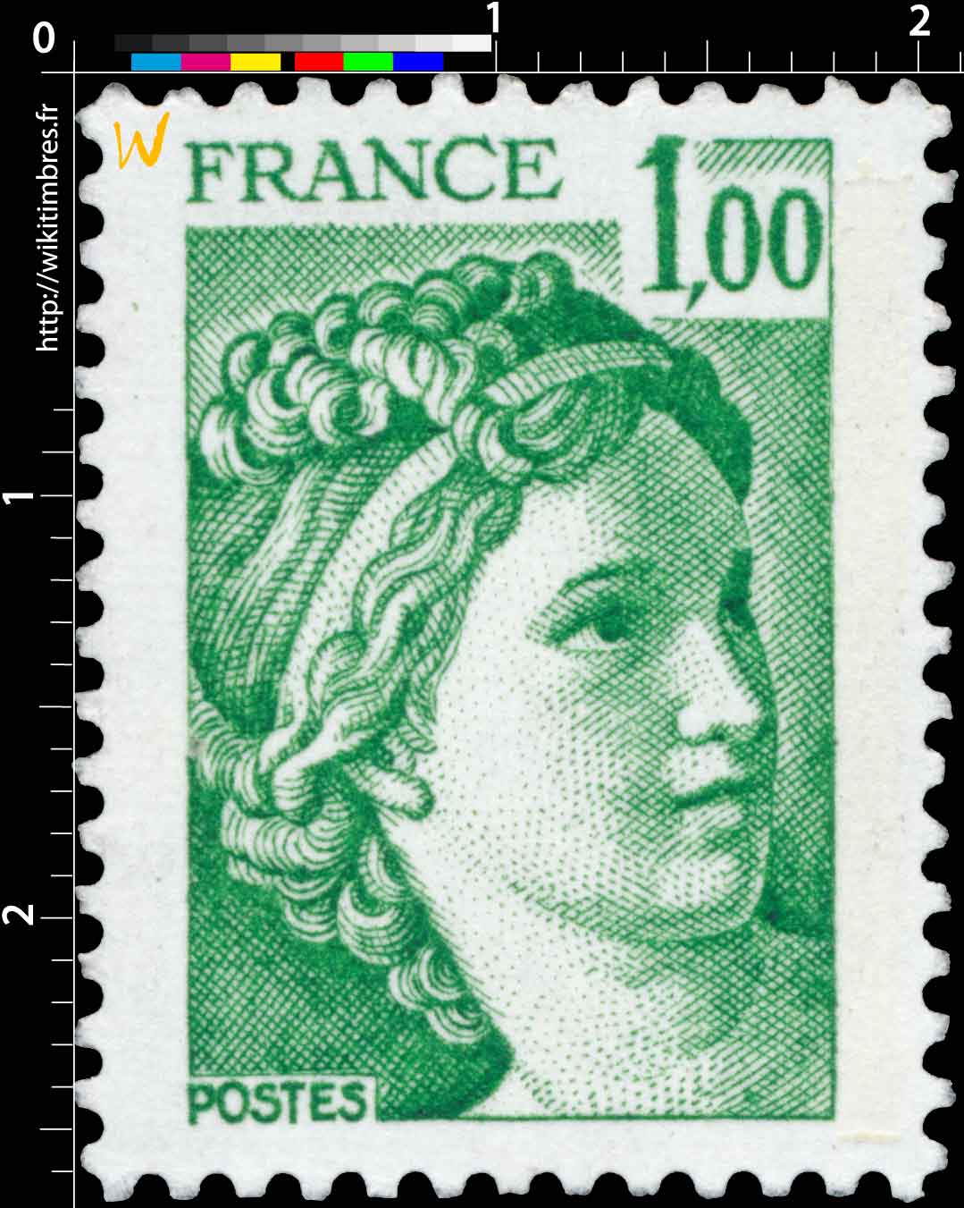 Sans légende particulière - type sabine de Gandon