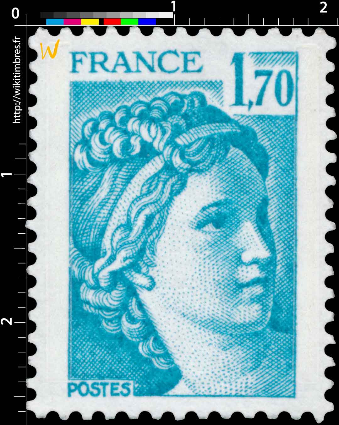 Sans légende particulière - type sabine de Gandon