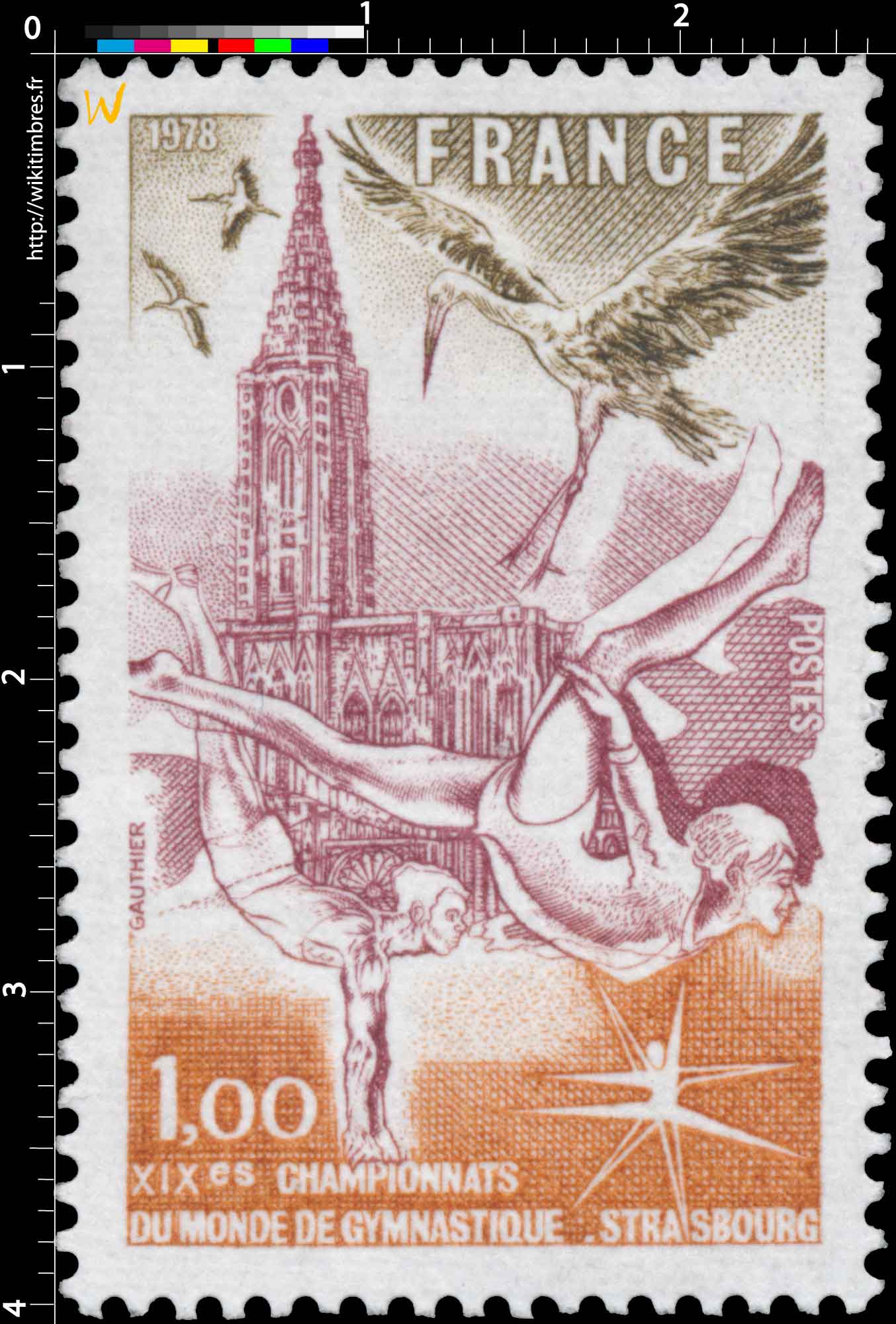 1978 XIXes CHAMPIONNATS DU MONDE DE GYMNASTIQUE. STRASBOURG