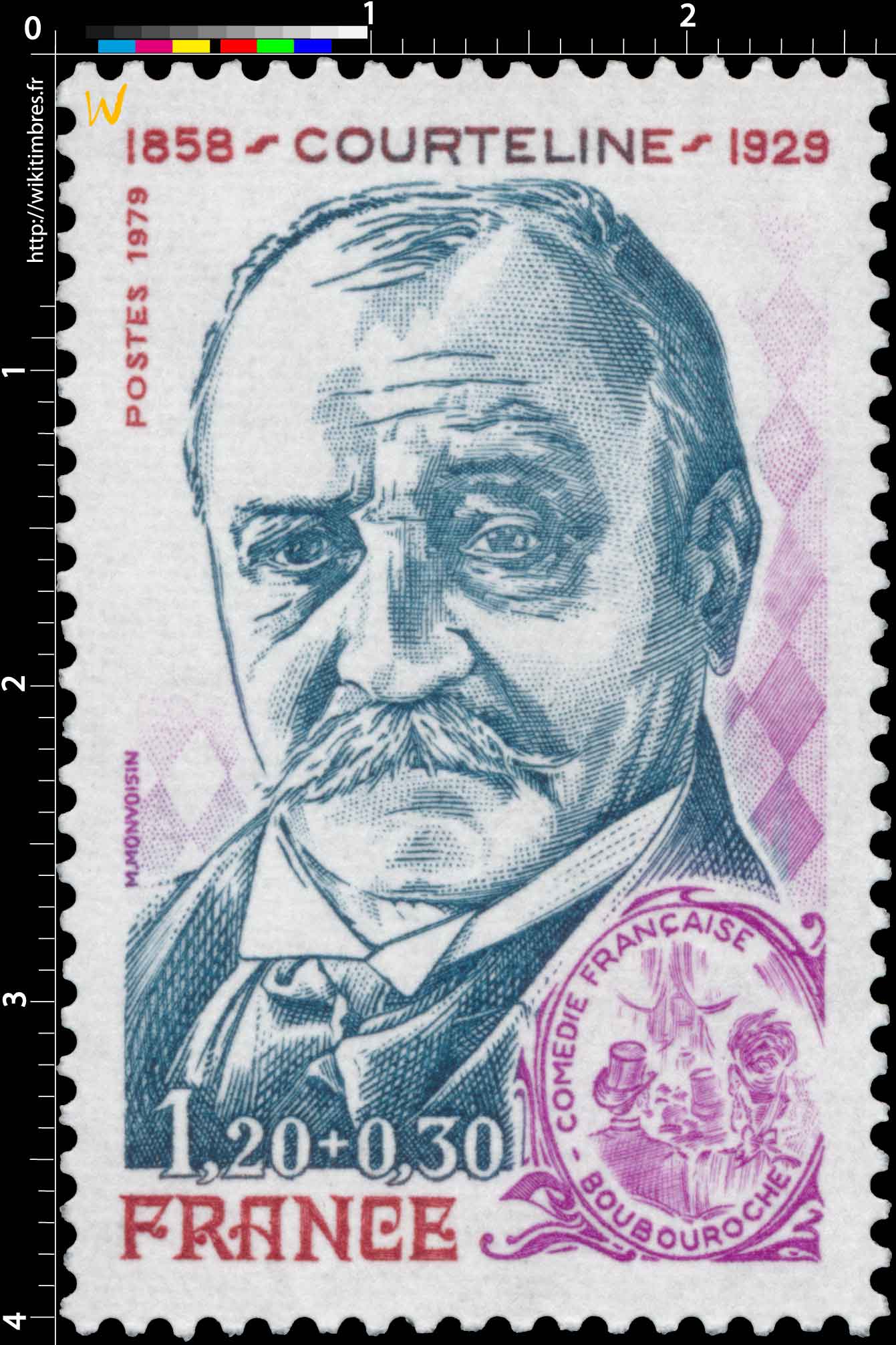 1979 COURTELINE 1858-1929 COMÉDIE FRANCAISE - BOUBOUROCHE