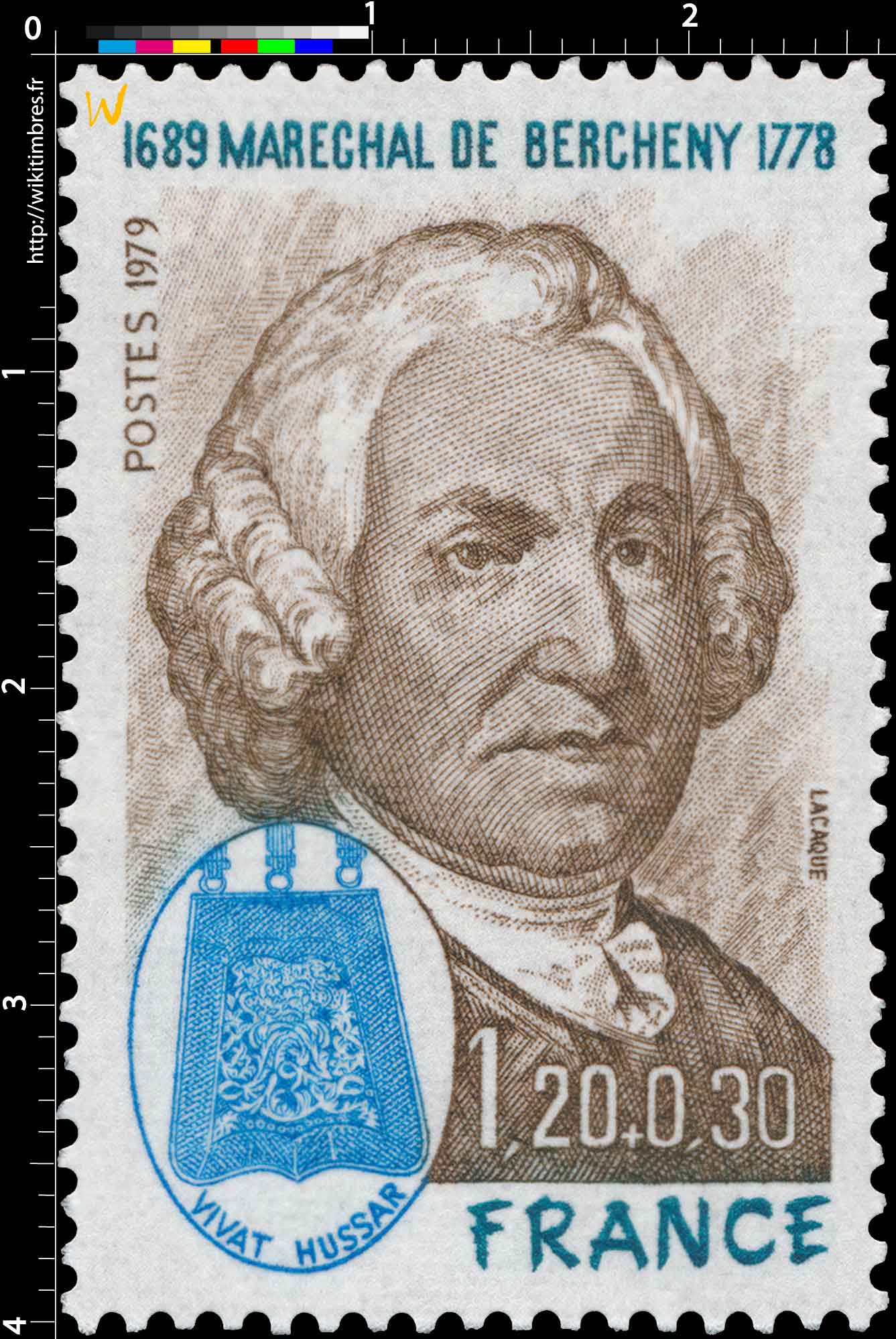 1979 MARÉCHAL DE BERCHENY 1689-1778 VIVAT HUSSAR