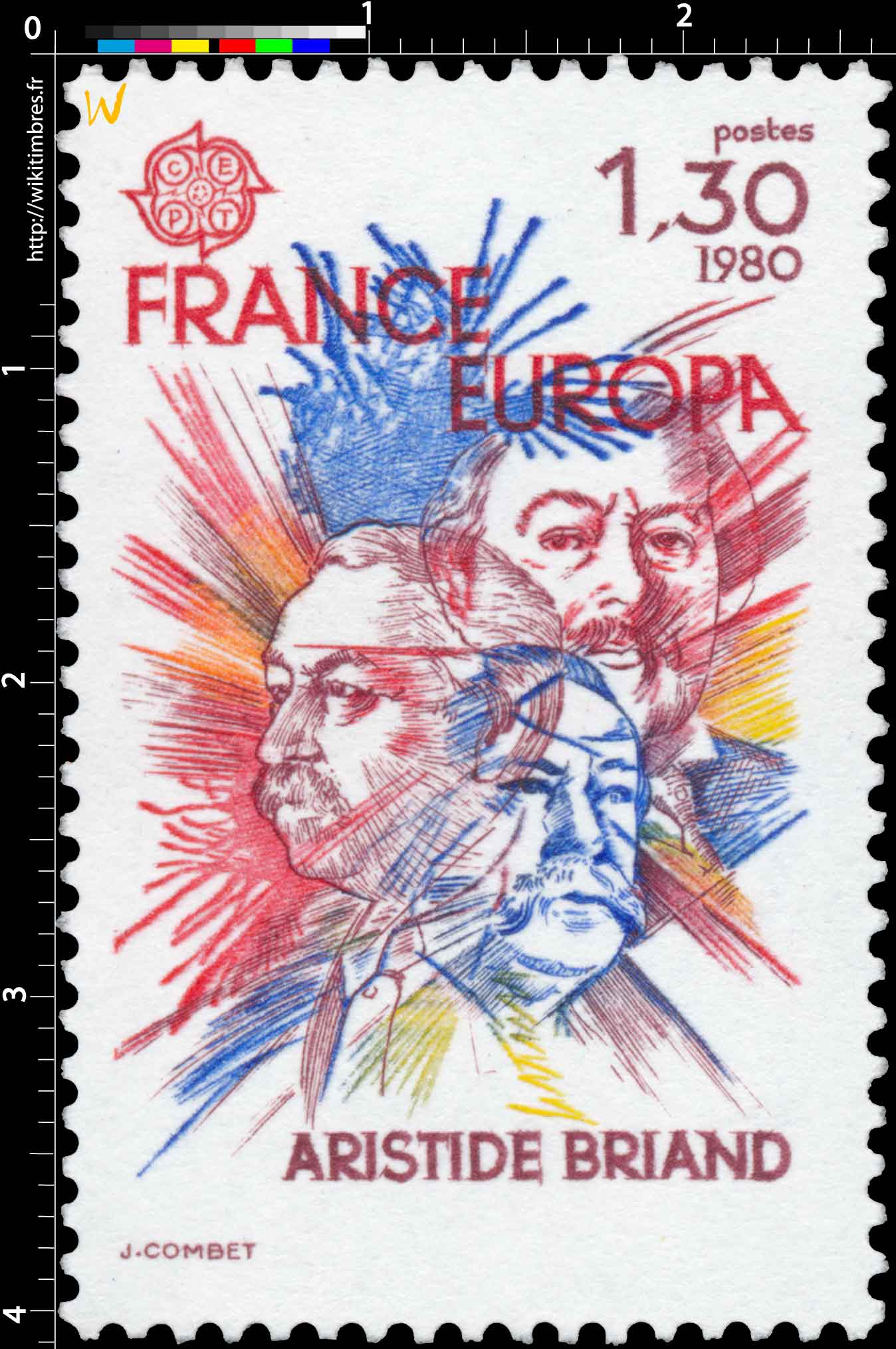 1980 EUROPA CEPT ARISTIDE BRIAND