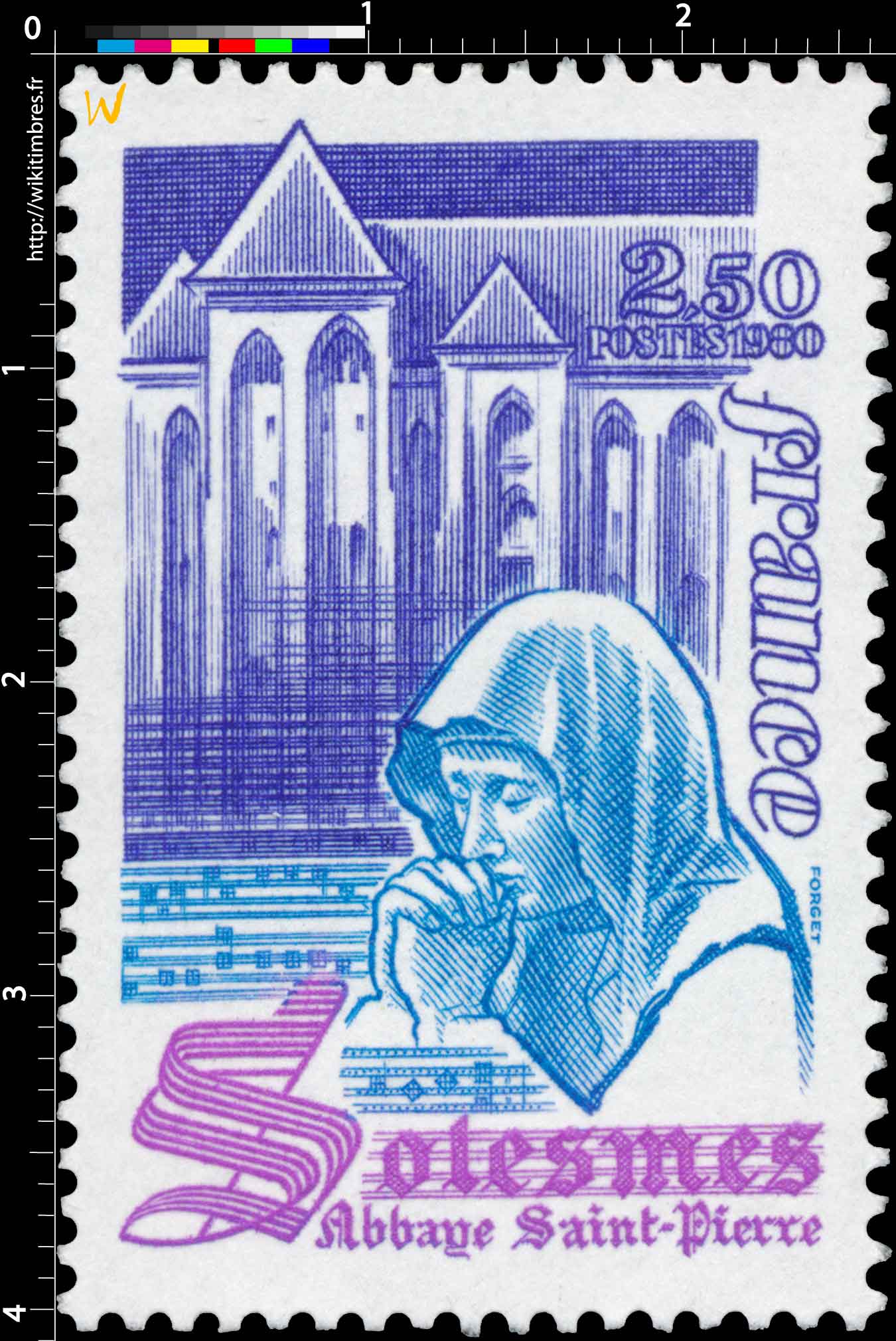 1980 Solesmes abbaye Saint-Pierre