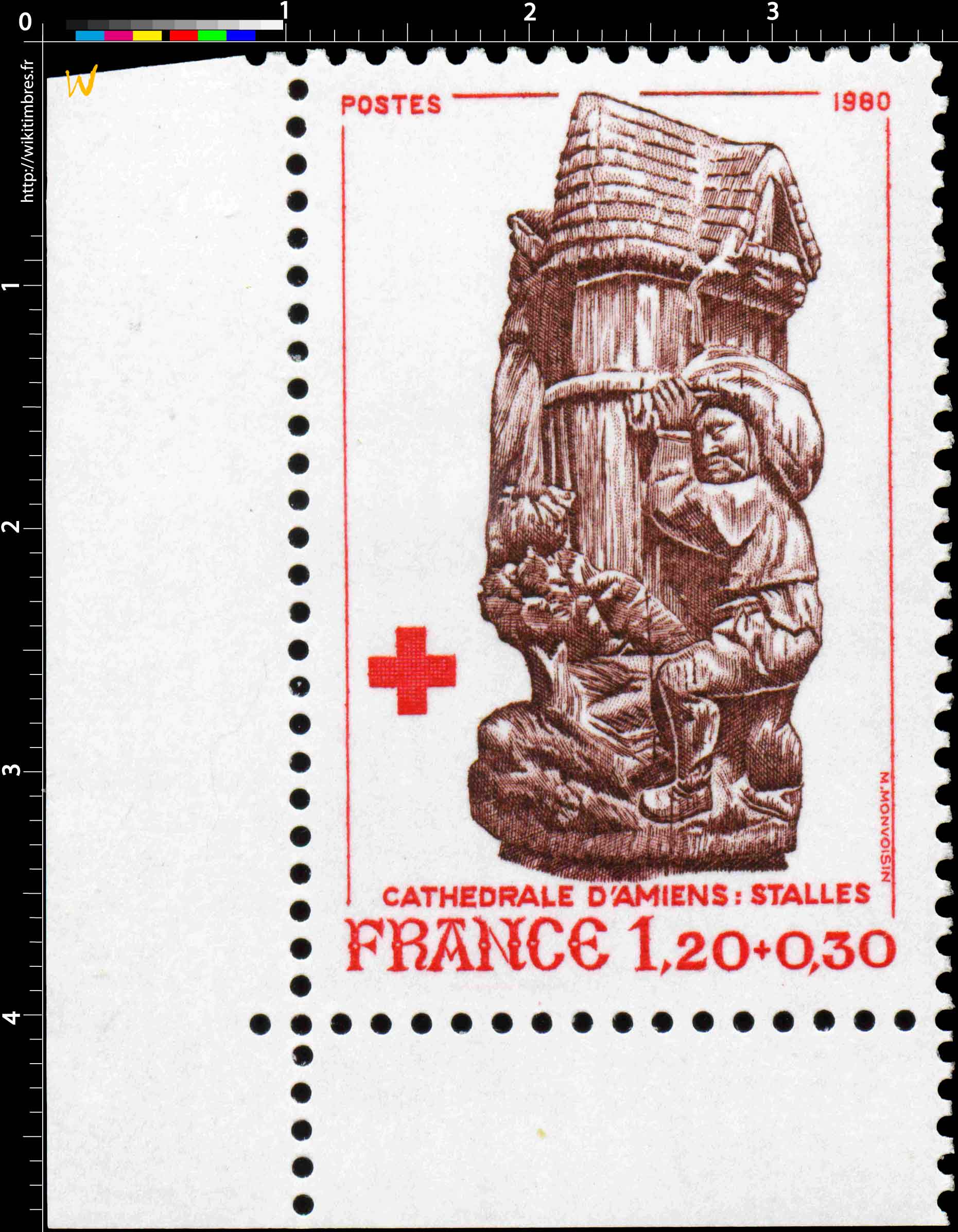 1980 CATHÉDRALE D'AMIENS : STALLES