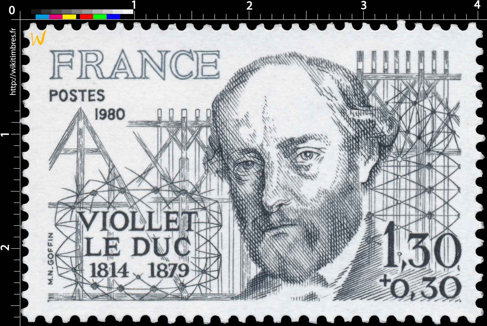 1980 VIOLLET LE DUC 1814-1879