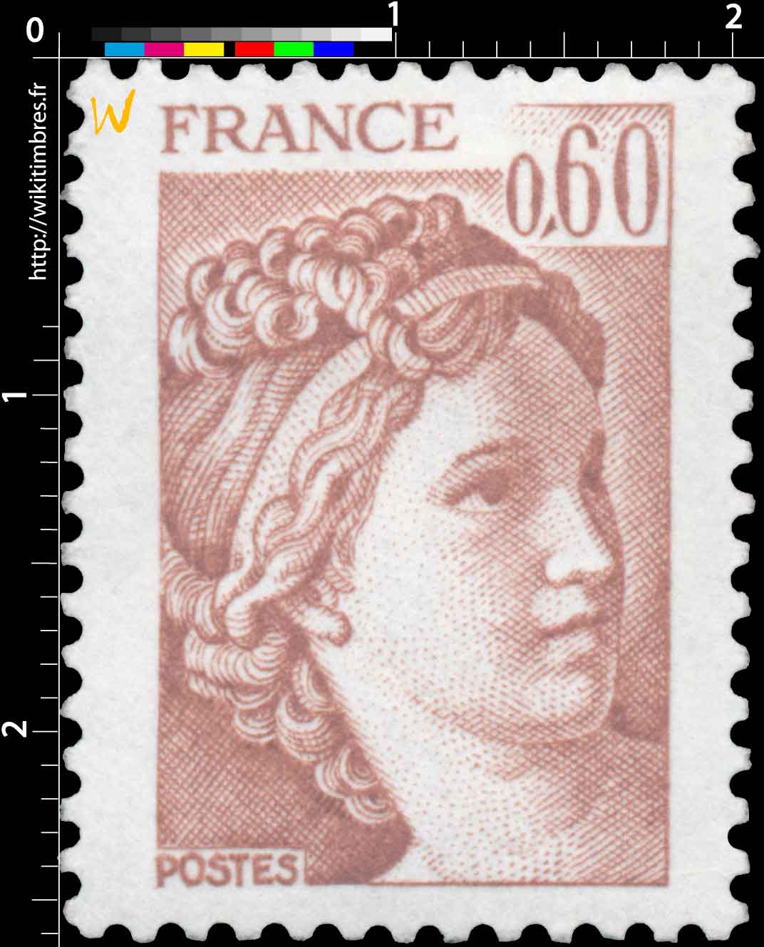 Sans légende particulière - type sabine de Gandon